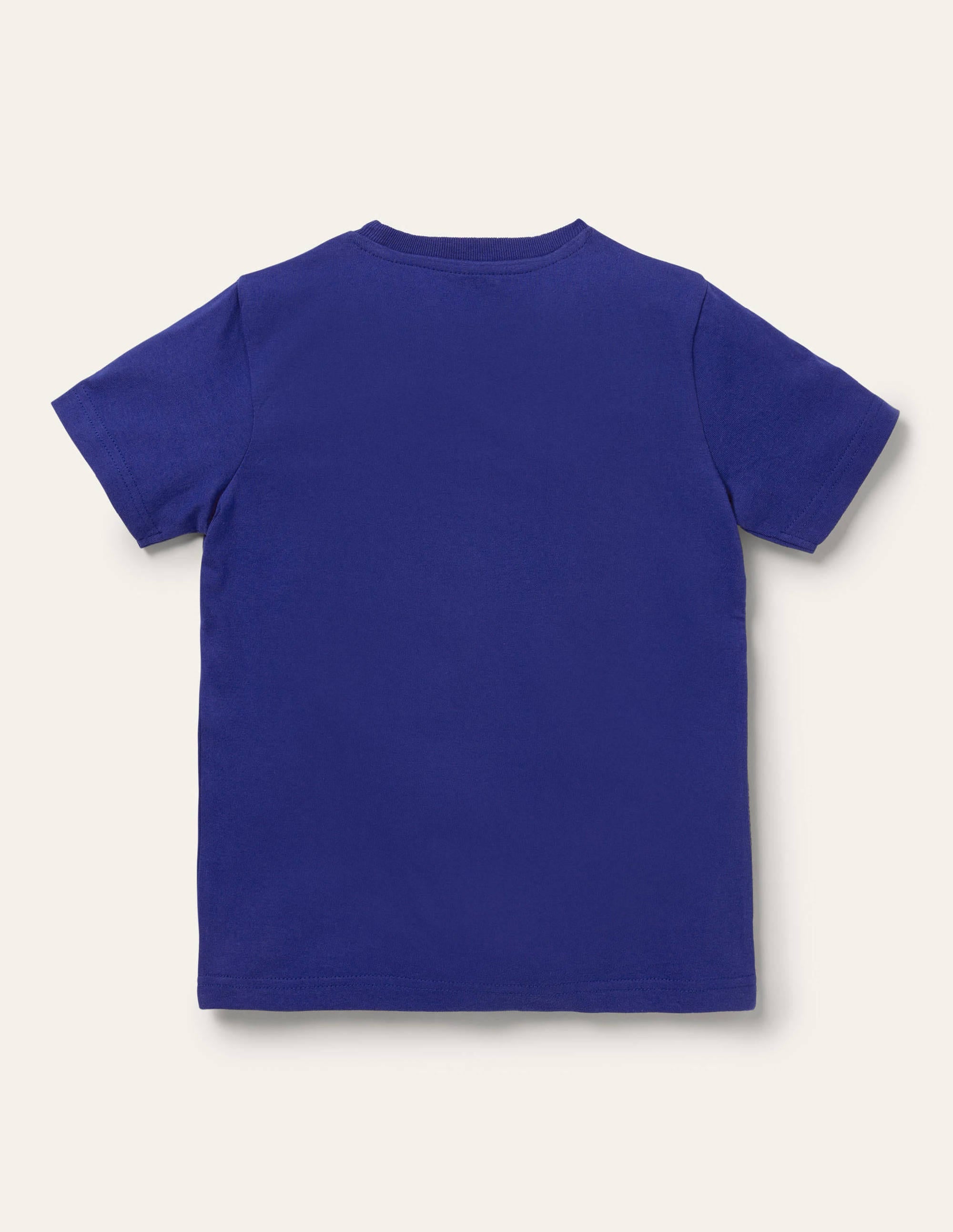 T-shirt à super surpiqûres-Tigre bleu vague - Image 2