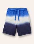 Garment-dyed Sweatshorts-Blue Dip Dye