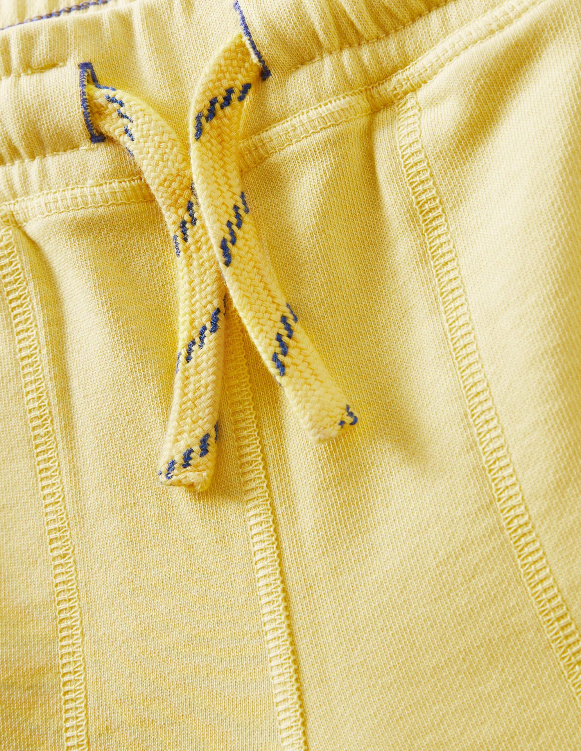 Short de survêtement teint en pièce-Jaune maïs - Image 3
