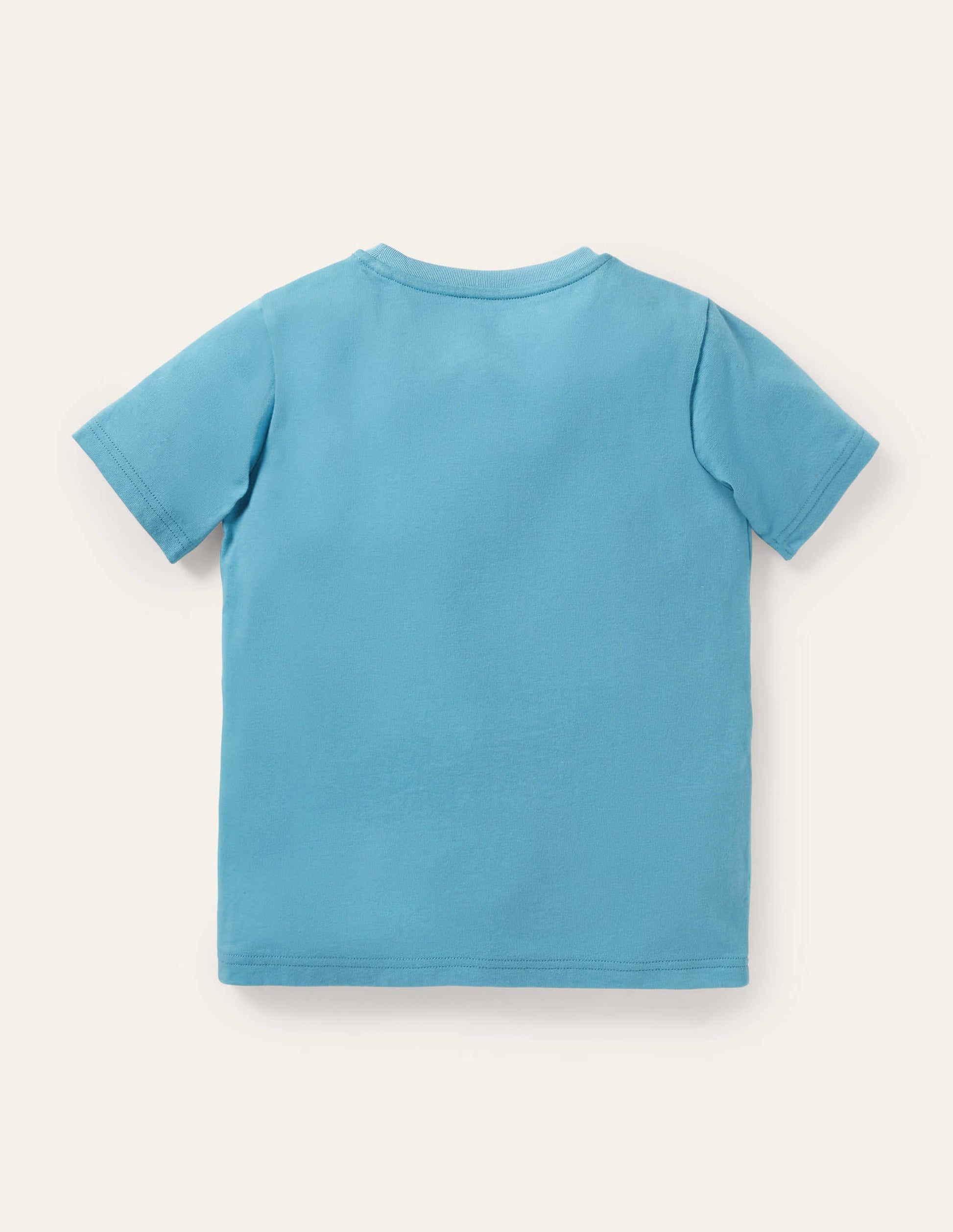T-shirt chasse aux œufs avec rabats à soulever-Lapin bleu surf-2