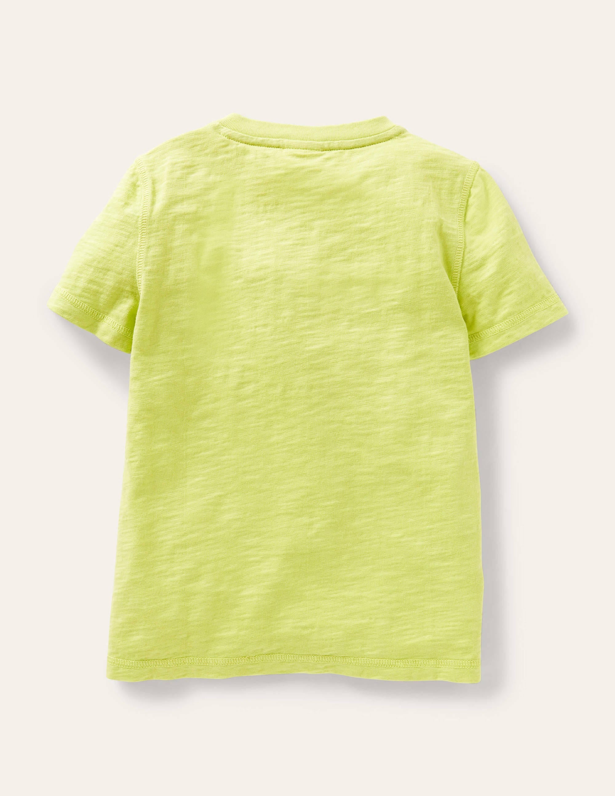Garment Dye Henley T-shirt-Maximillion Yellow - Image 2