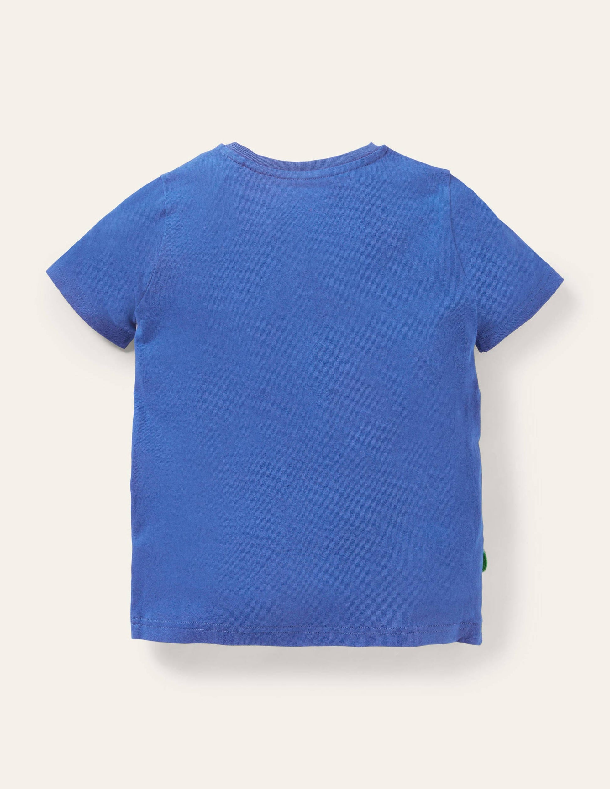 T-Shirt mit tierischem Aufklappmotiv-Glockenblumenblau, Vorwitzige Dschungelbewohner-2