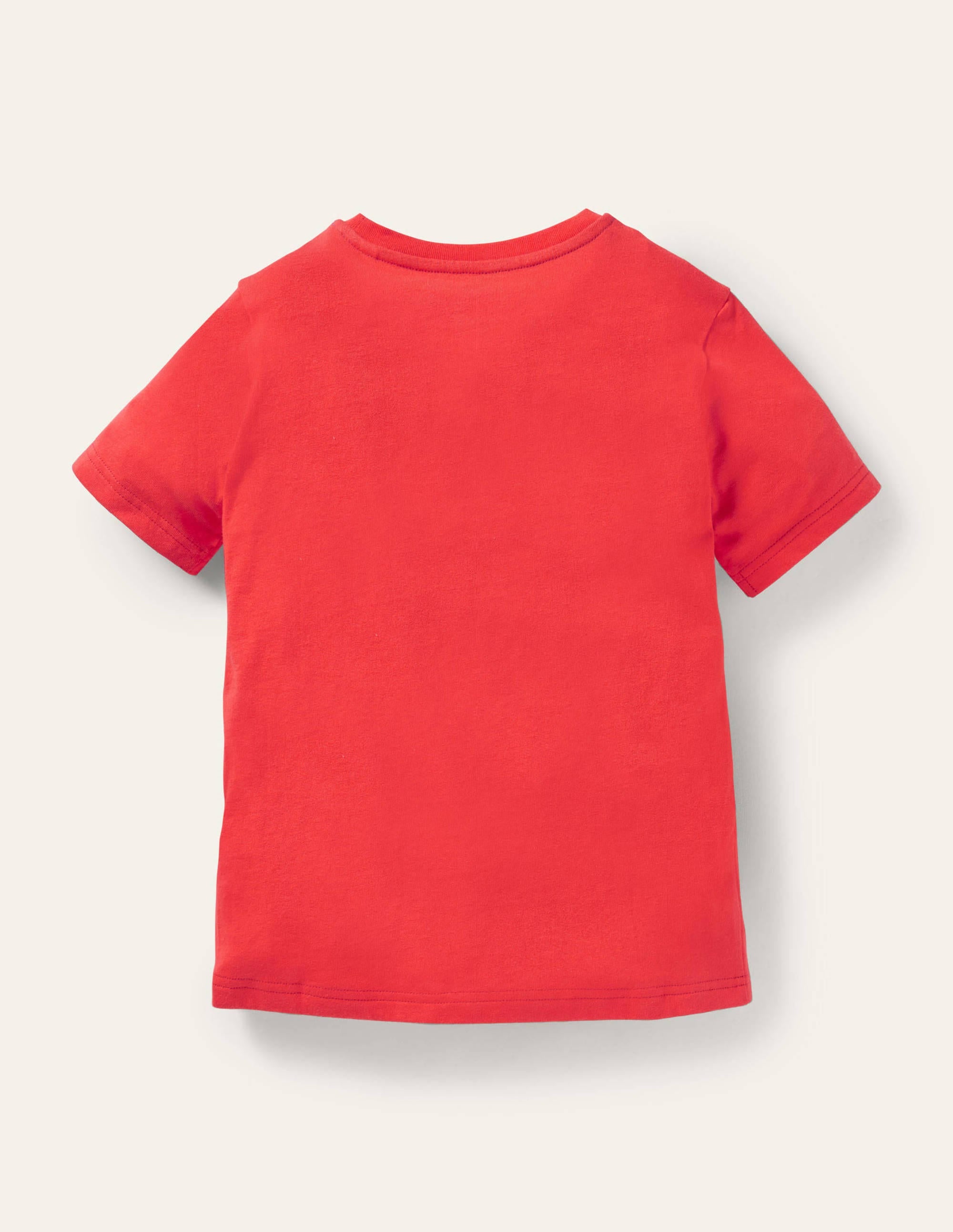 T-Shirt mit tierischem Aufklappmotiv-Erdbeerkuchenrot, Pelikan - Image 2