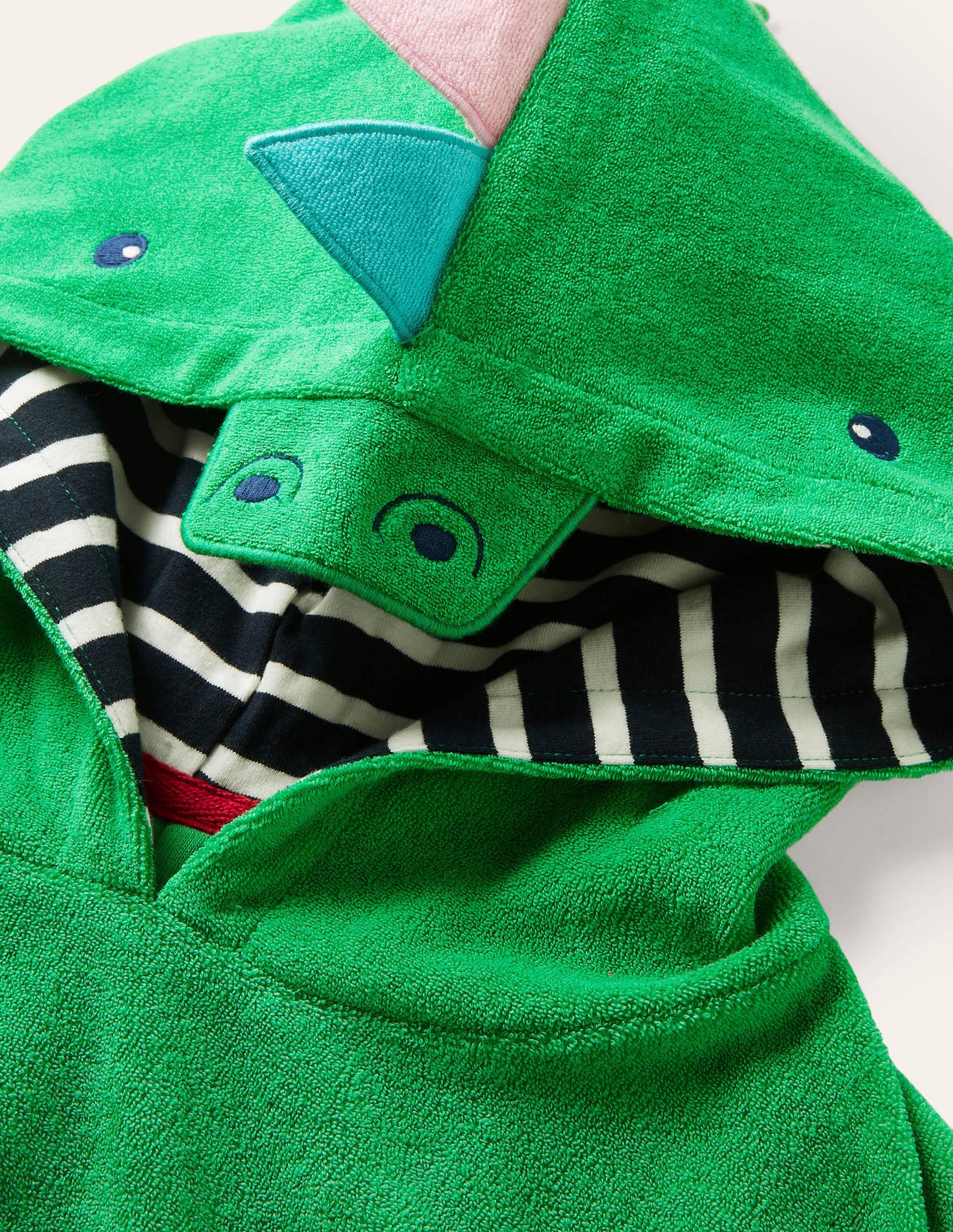 Novelty Towelling Poncho-Green Pepper Dragon-3