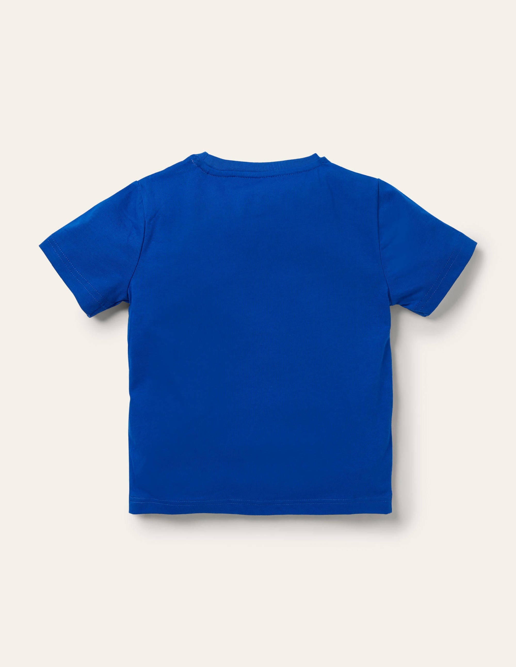Educational Flap T-shirt-Brilliant Blue Animals - Image 2