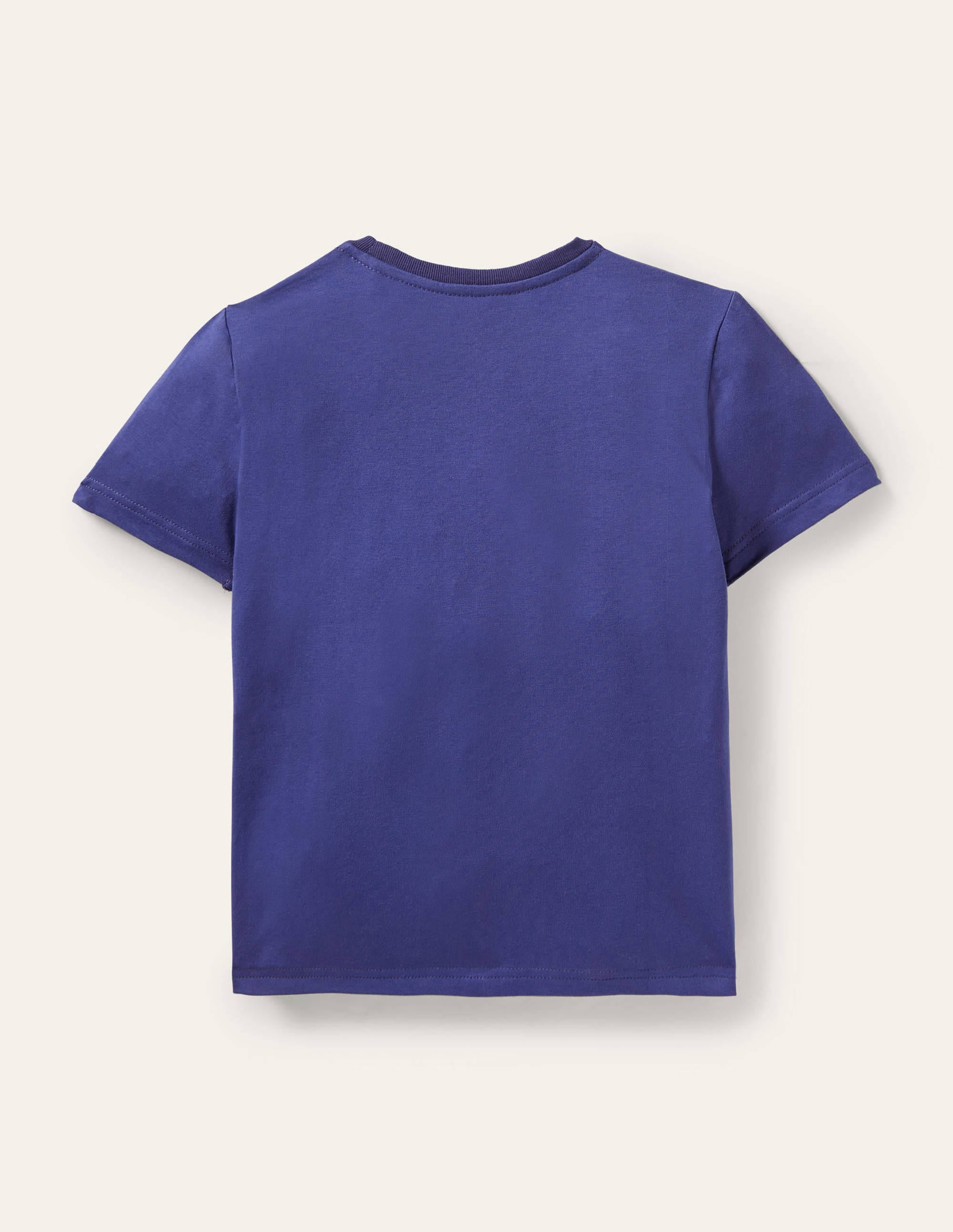 T-shirt éducatif à rabats-Dionée attrape-mouches bleu marine universitaire - Image 2