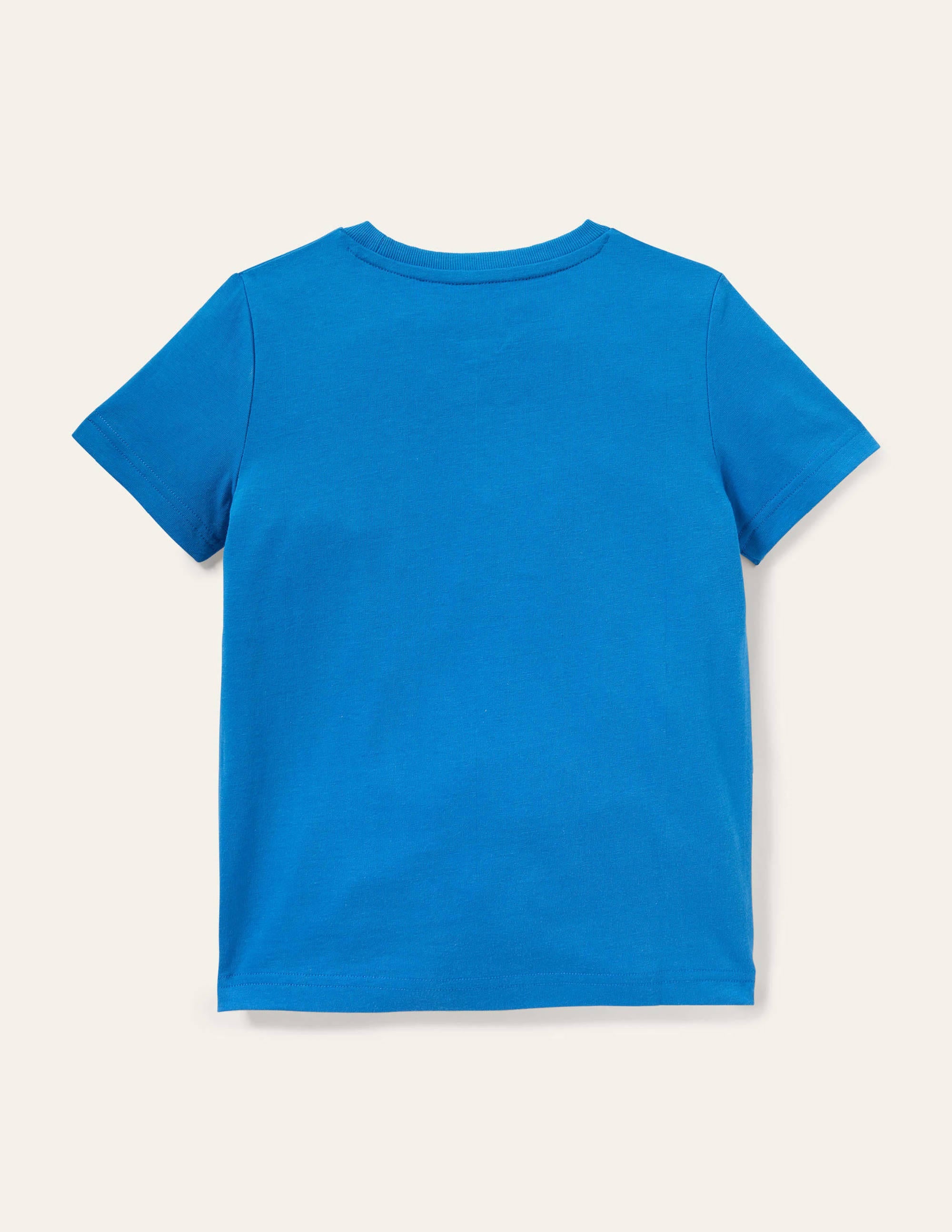Printed History T-shirt-Bright Blue Marina Pyramid - Image 2