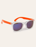 Sonnenbrille-Weiß/Orange