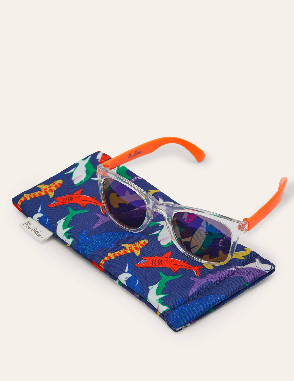Sonnenbrille-Weiß/Orange - Image 3