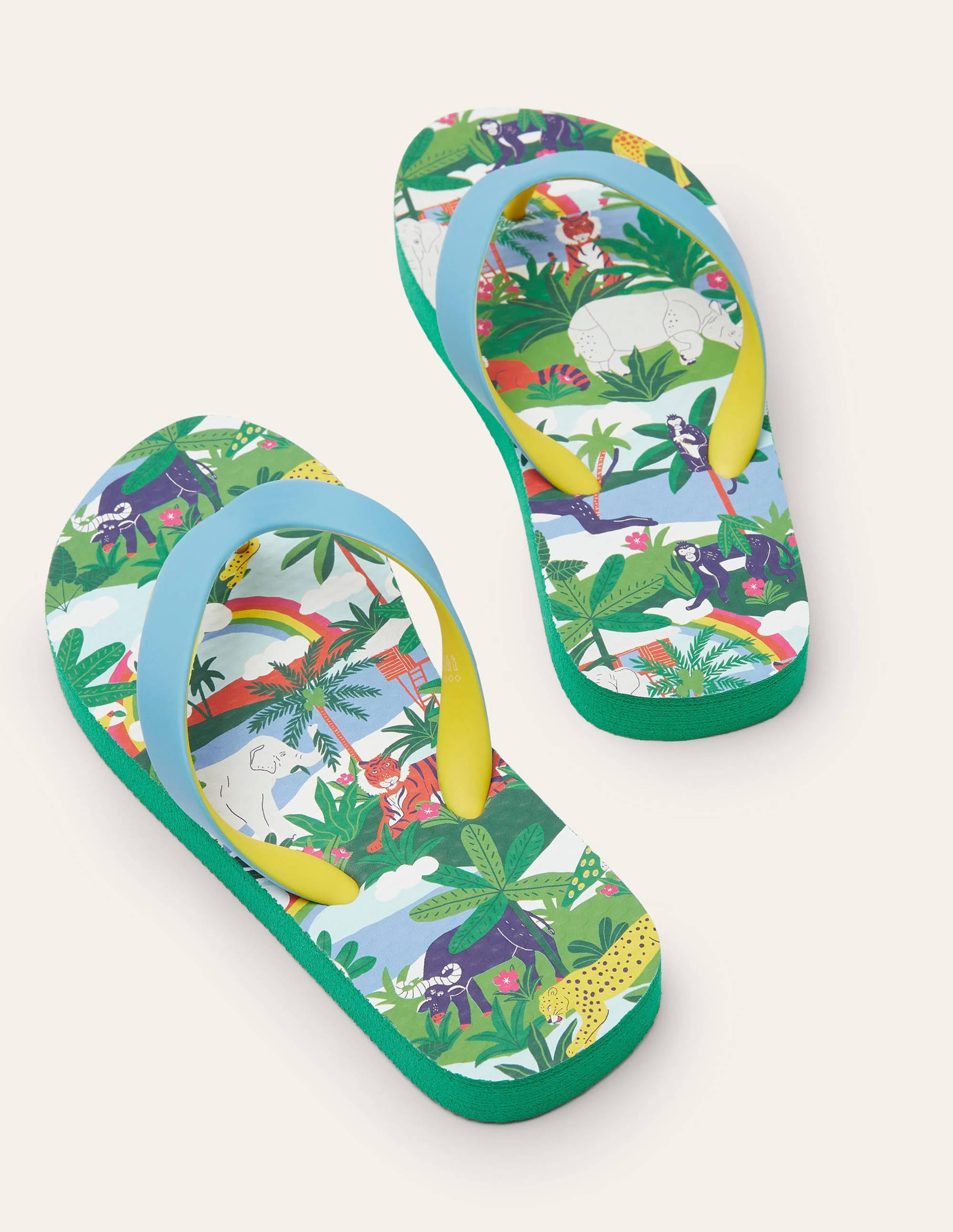 Flip Flops-Jungle Print - Image 1