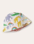 Reversible Bucket Hat-Surfboard Blue Rainbow Jungle