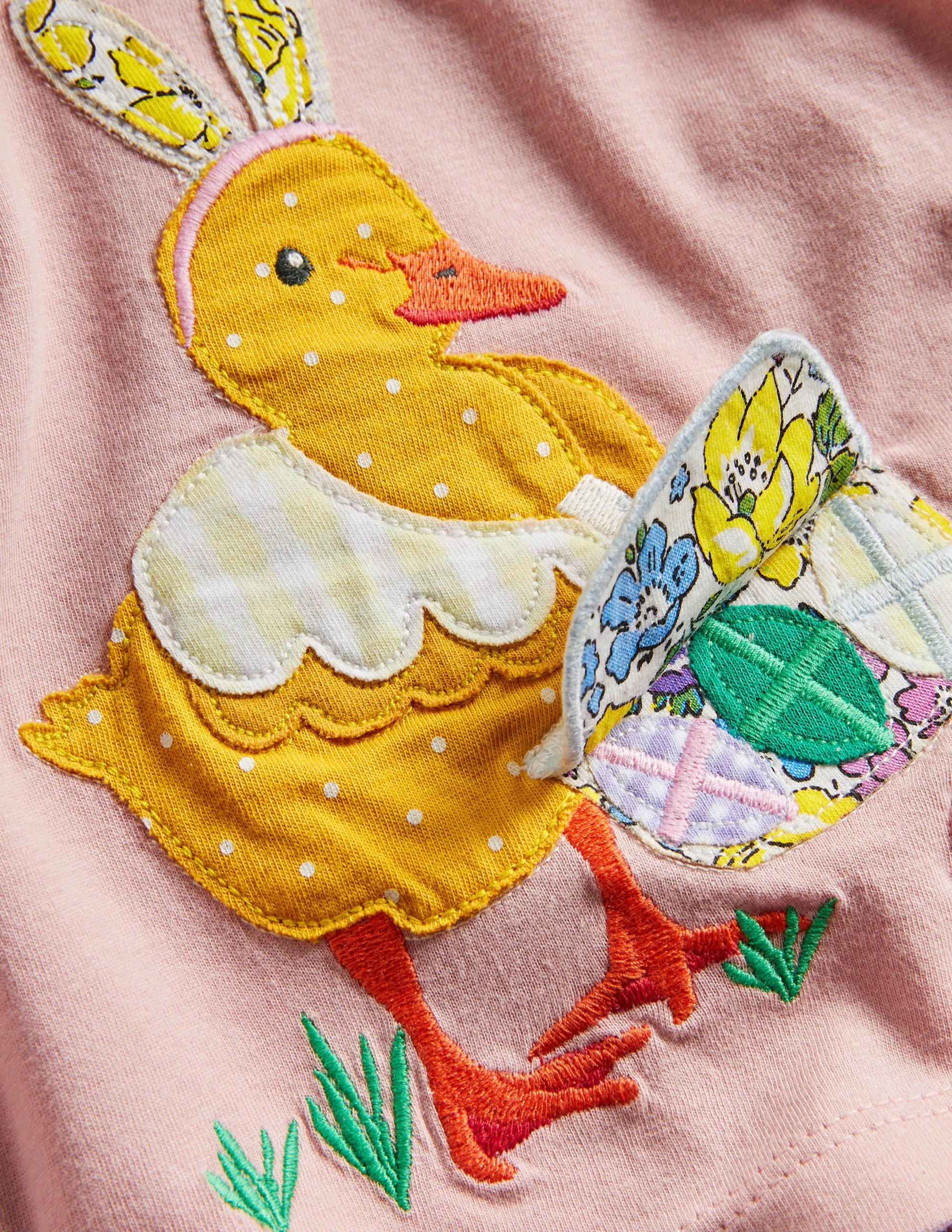 T-shirt avec rabat à soulever-Canard rose - Image 3