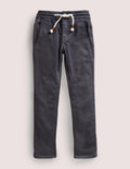 Jean skinny en jersey-Gris suie