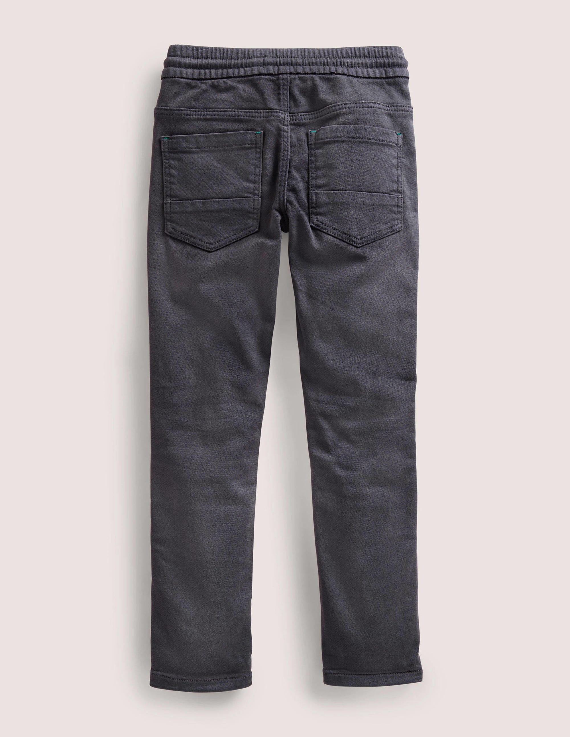 Jean skinny en jersey-Gris suie - Image 2