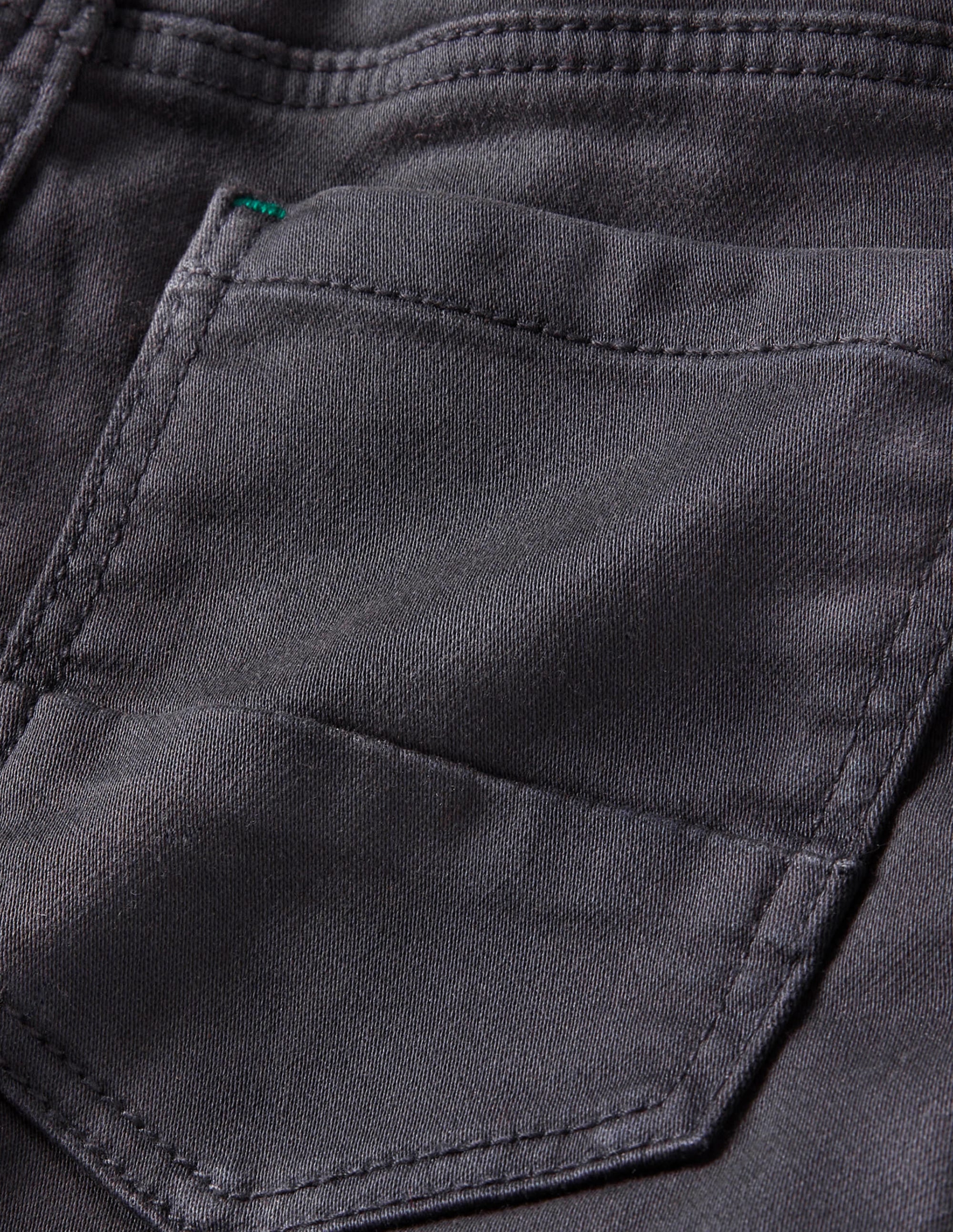 Jean skinny en jersey-Gris suie - Image 3