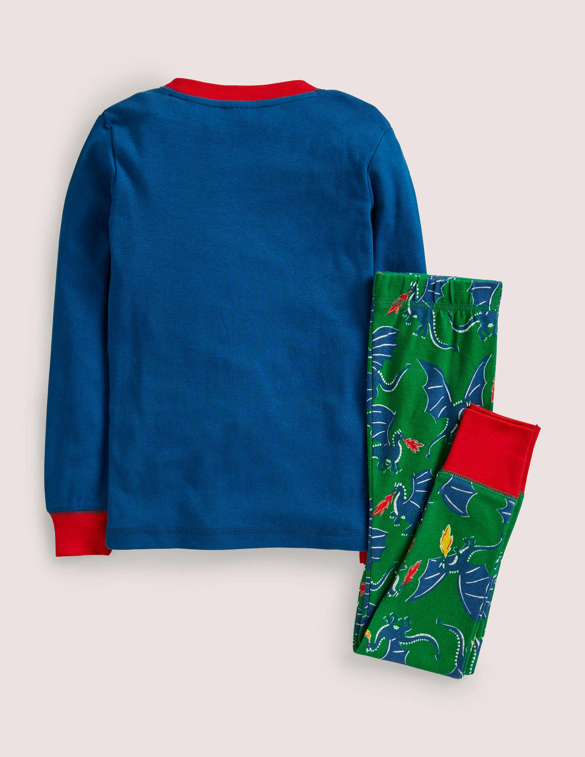 Snug Glow-in-the-dark Pyjamas-Baltic Blue Dragon - Image 2