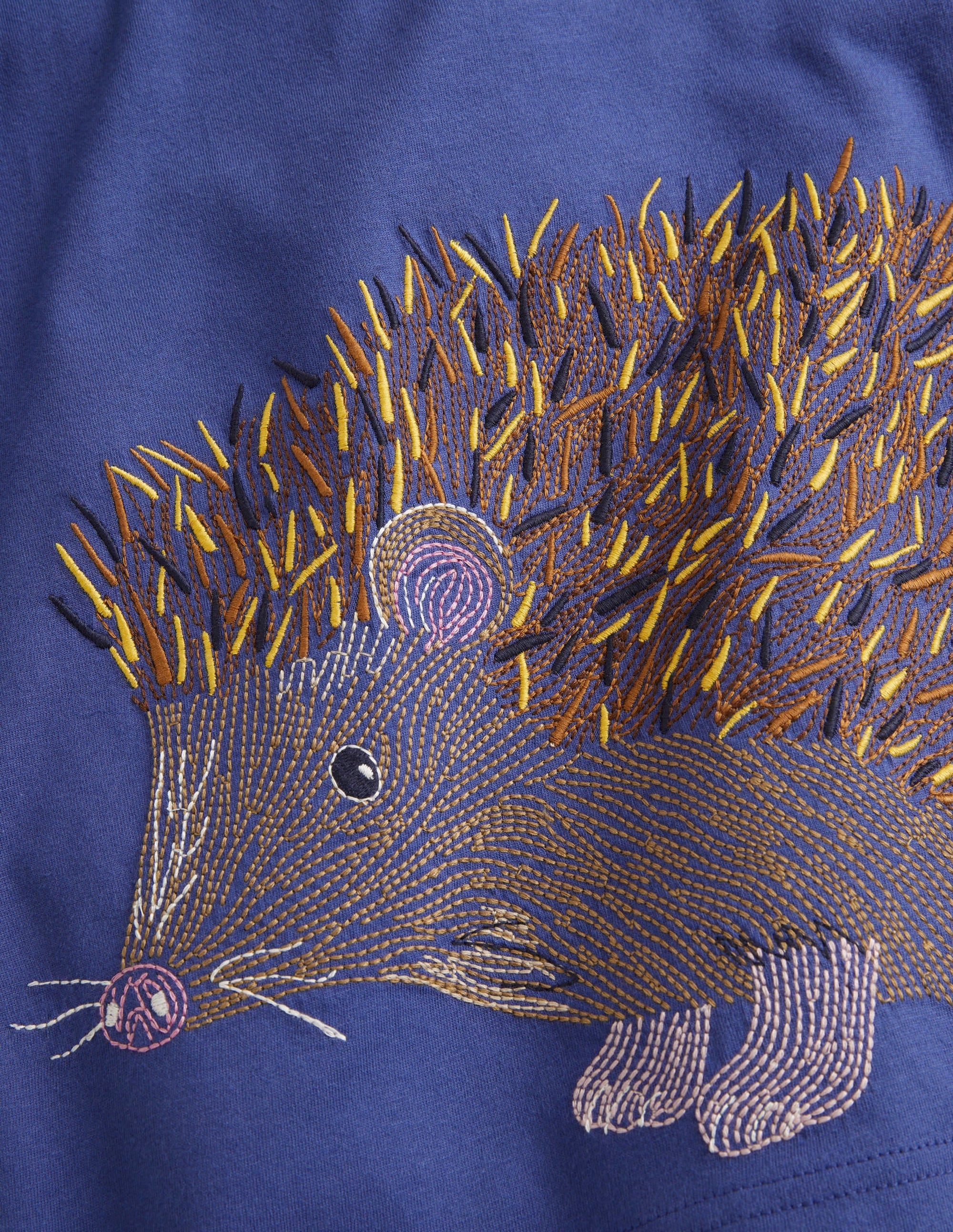 Oberteil mit Superstitch-Segelblau, Igel - Image 3