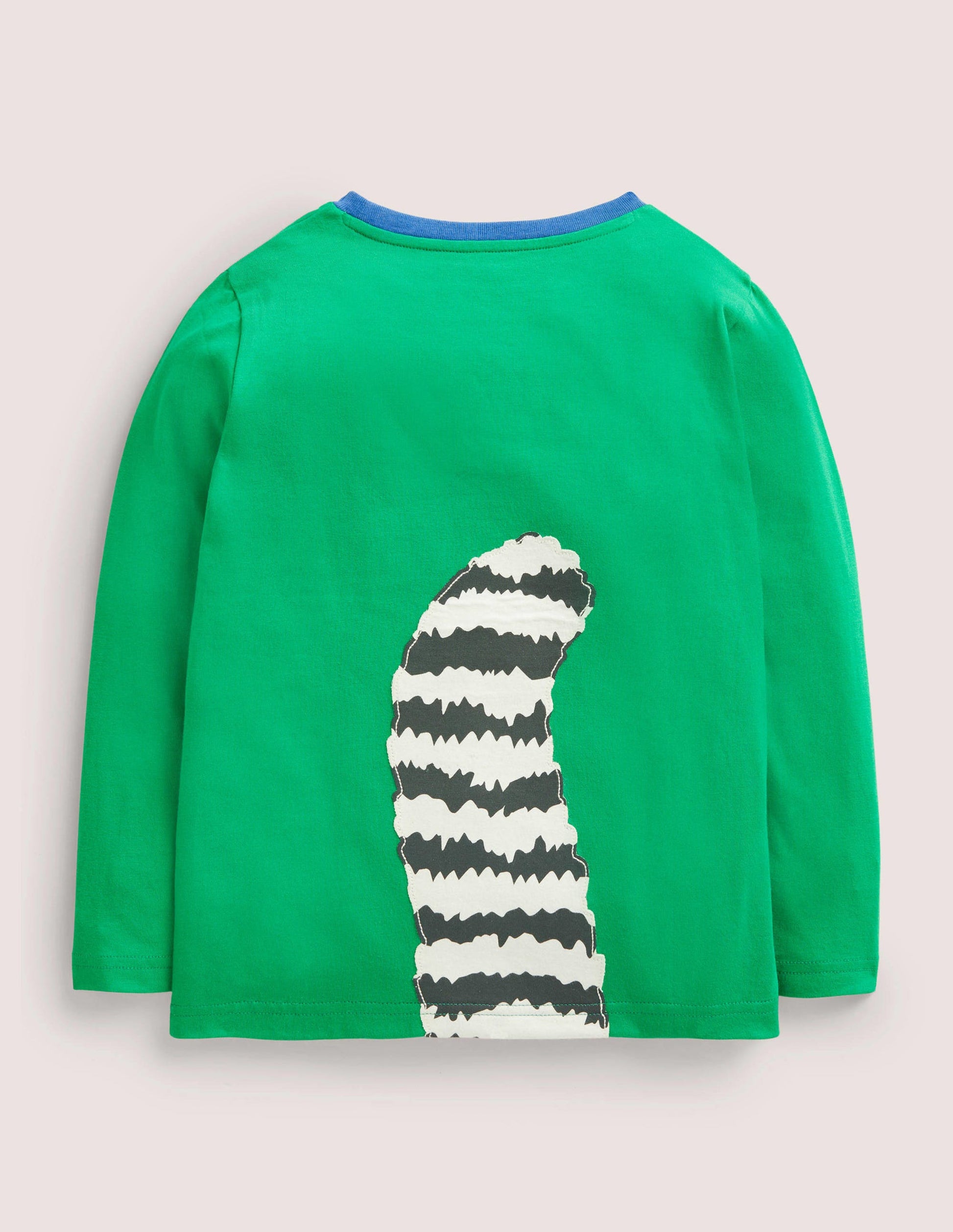 T-Shirt mit Applikationen auf Vorder- und Rückseite-Schottengrün, Waschbär-2