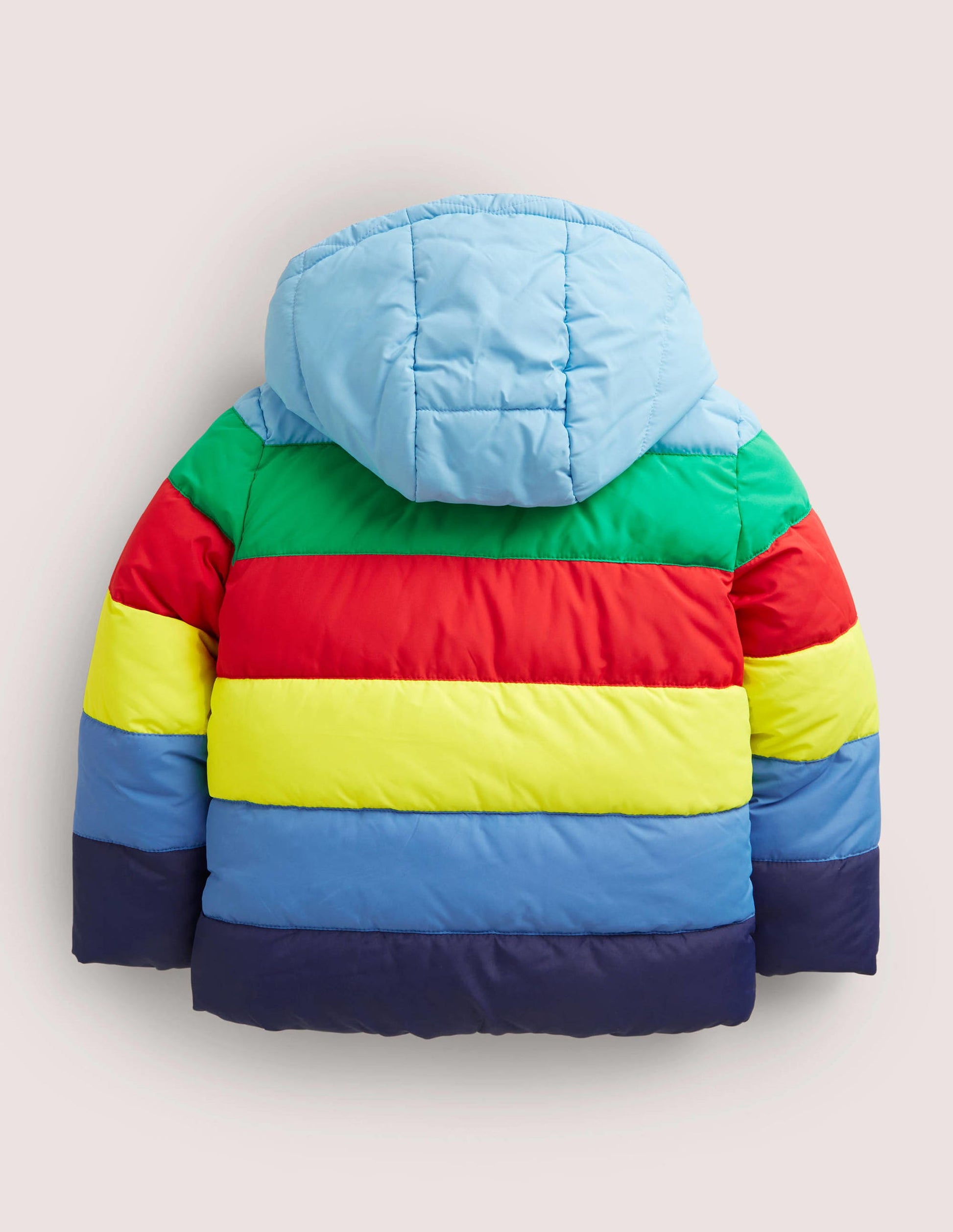 Shower-Resistant Padded Jacket-Multi Rainbow-2