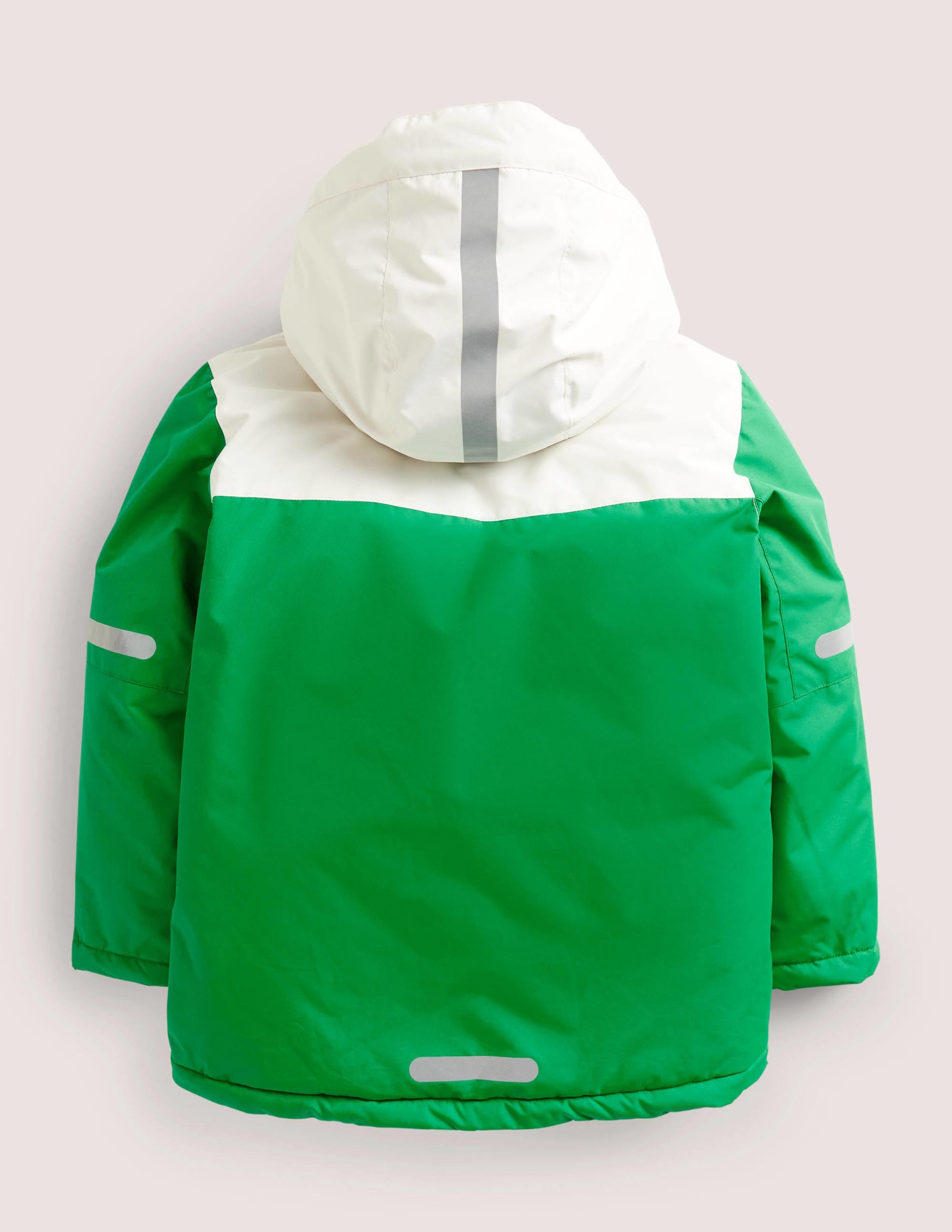 Green Fleece-Lined Waterproof Jacket-Sattes Smaragdgrün - Image 2