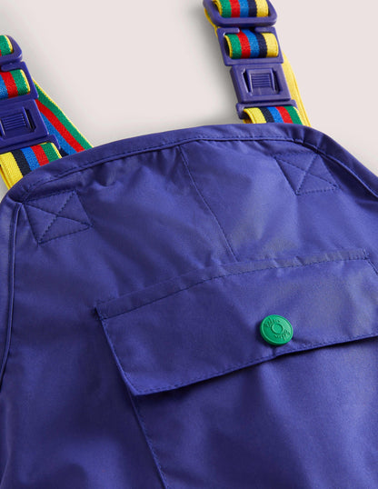 Wasserdichte Regenhose-Segelblau, Waldmotiv