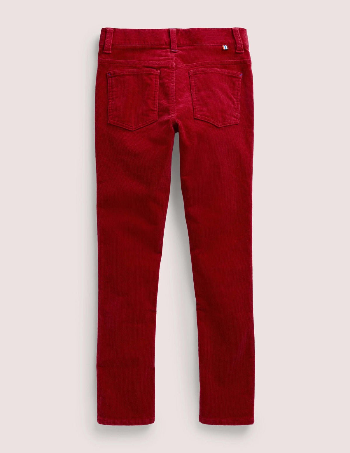 Slim Cord Stretch Jeans-Russet Red - Image 2