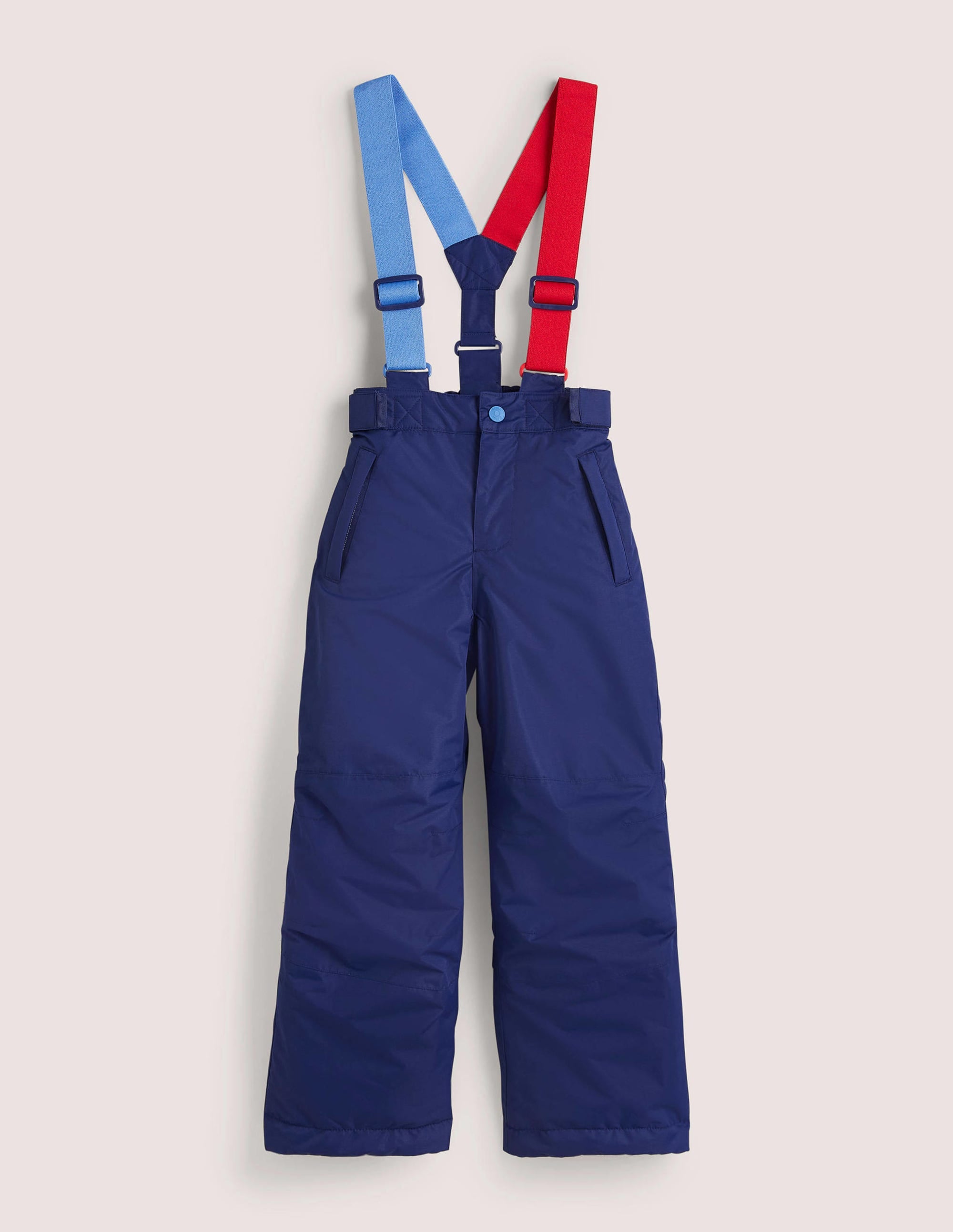 Navy Waterproof Dungaree Trousers-Bleu marine universitaire - Image 1
