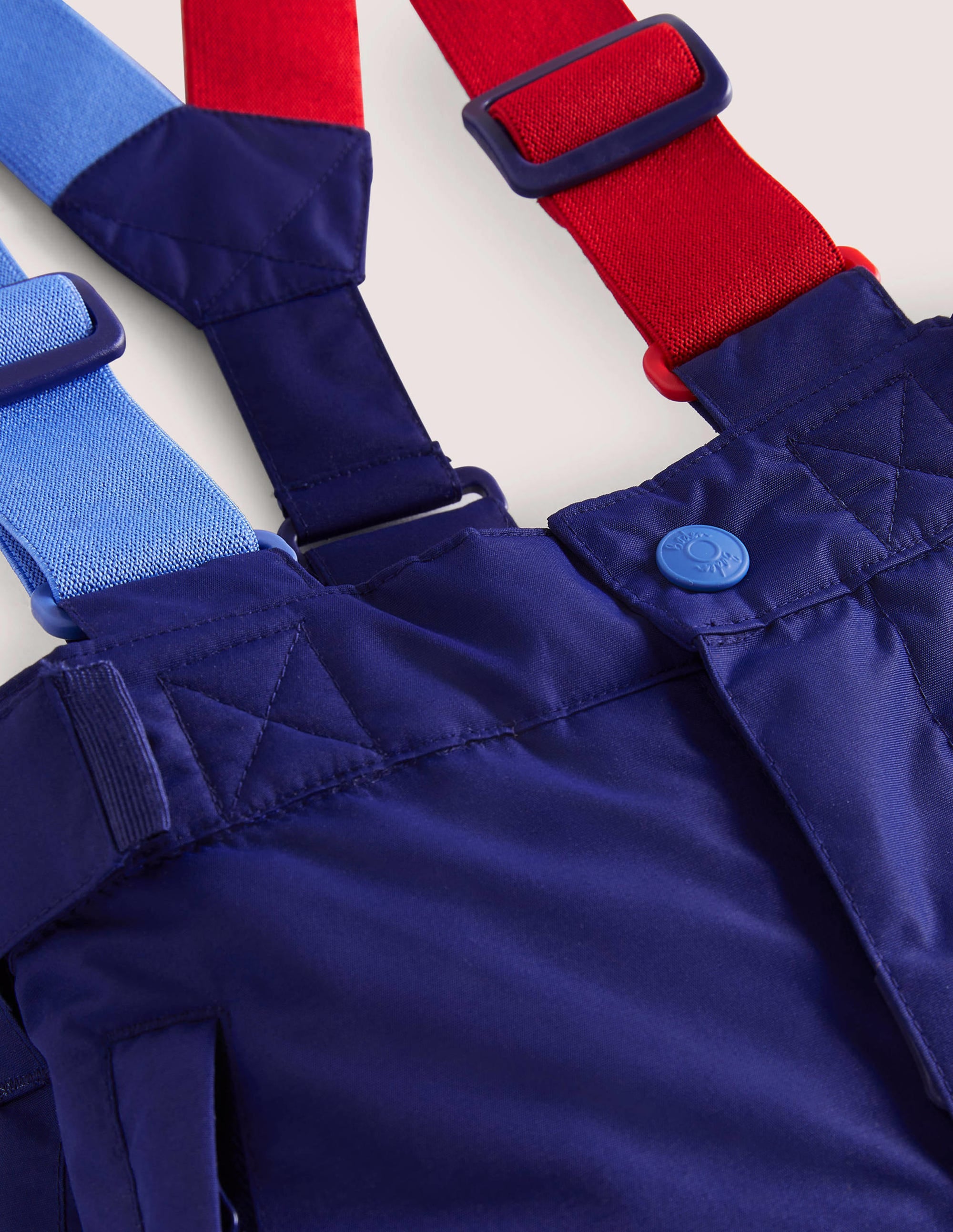 Navy Waterproof Dungaree Trousers-Bleu marine universitaire - Image 3