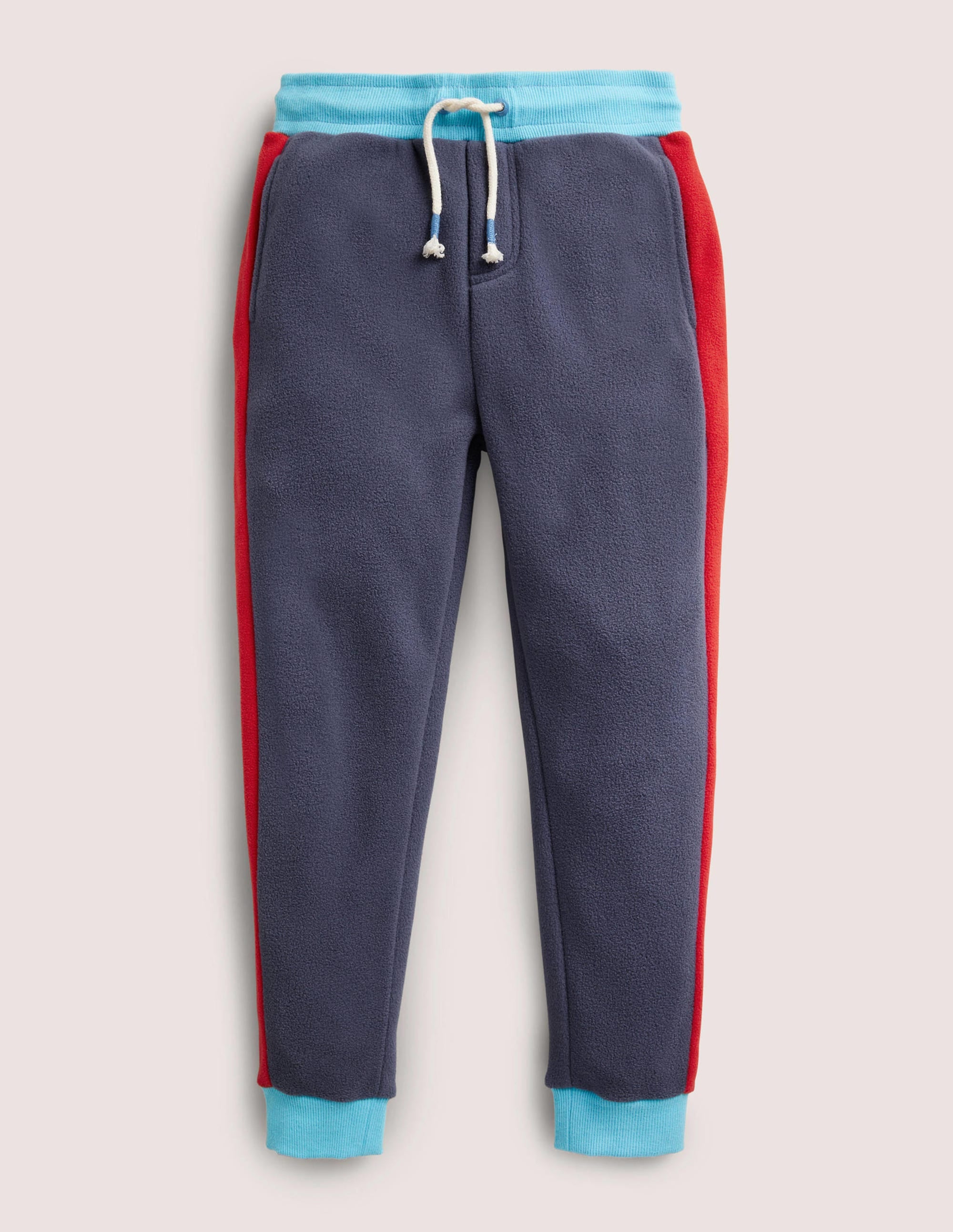 Bas de jogging en micro-polaire-Bleu tribord - Image 1
