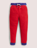 Bas de jogging en micro-polaire-Rouge rockabilly