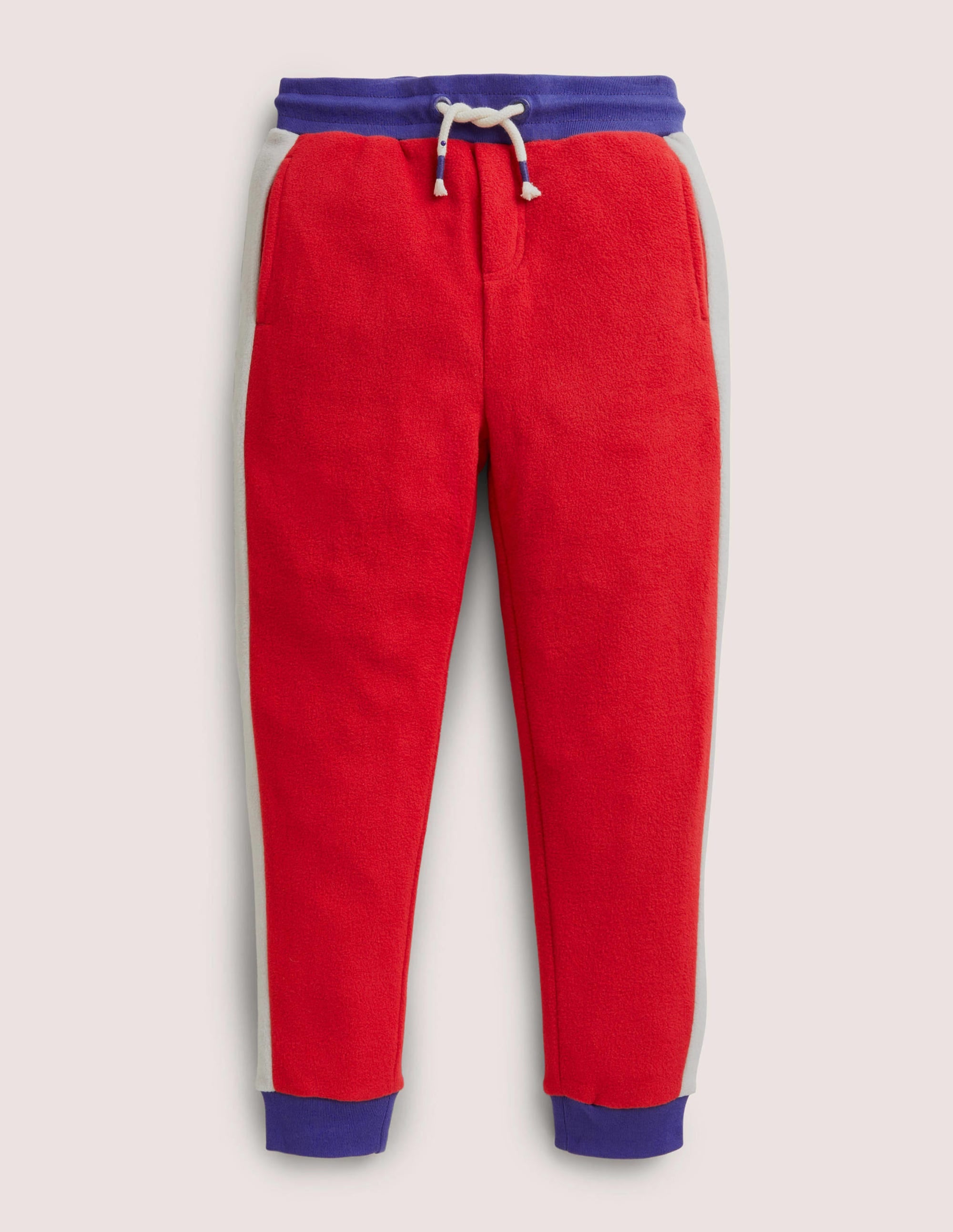 Bas de jogging en micro-polaire-Rouge rockabilly - Image 1