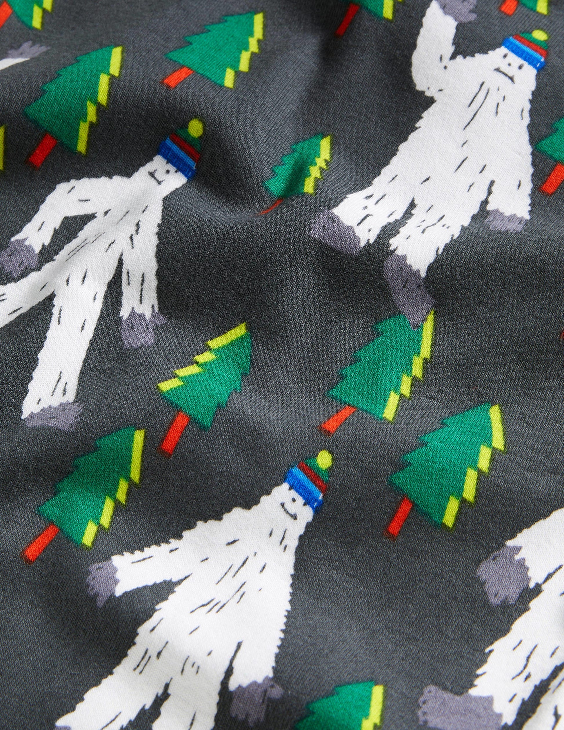 Pyjama long douillet-Yéti gris fumée-3