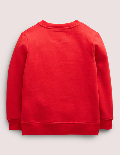 Sweatshirt mit Adventskalender-Motiv-Rockabilly-Rot