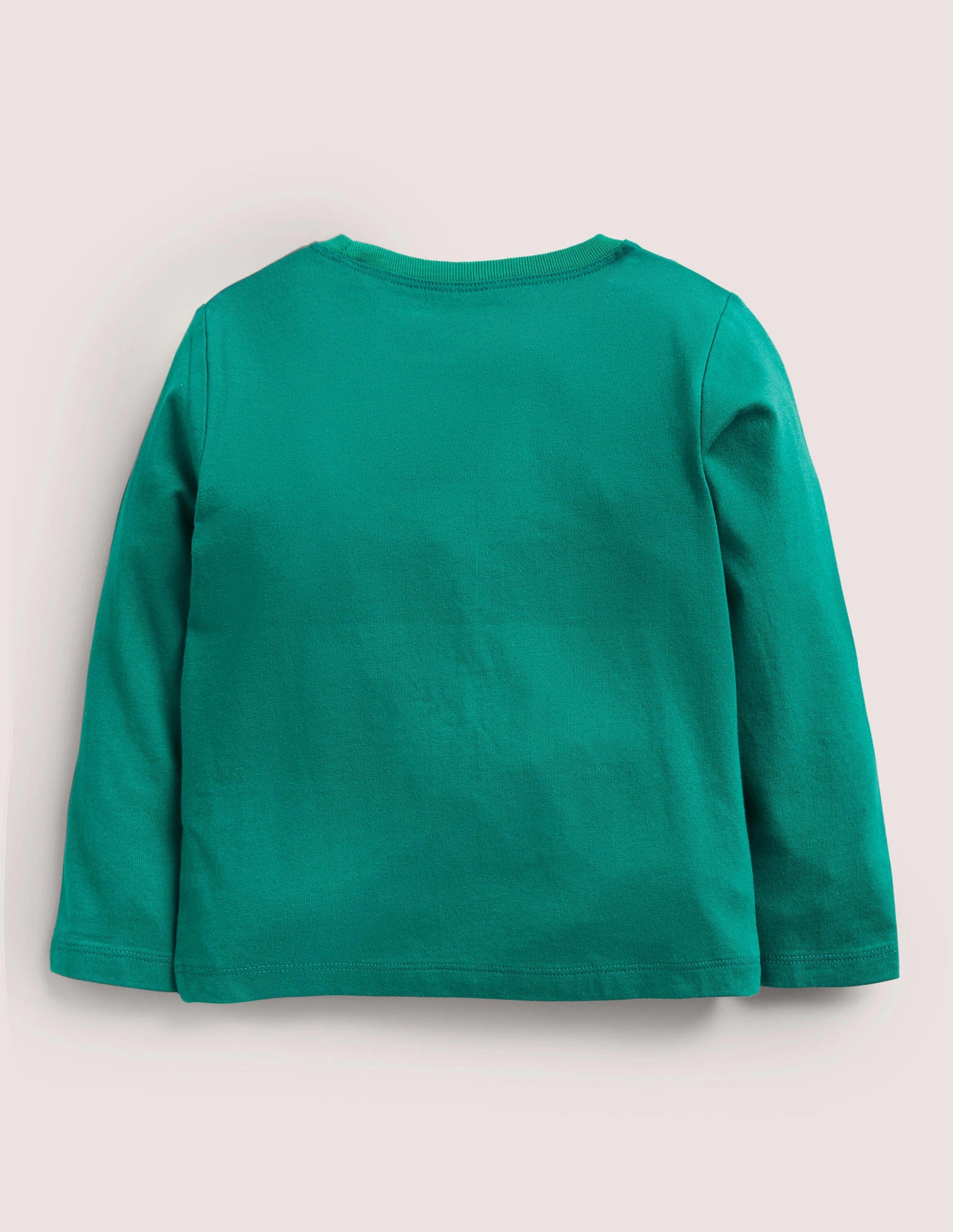T-Shirt mit Tierapplikation-Waldgrün, Katzen-2