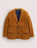 Brown Cord Party Blazer-Butterscotch Brown Cord