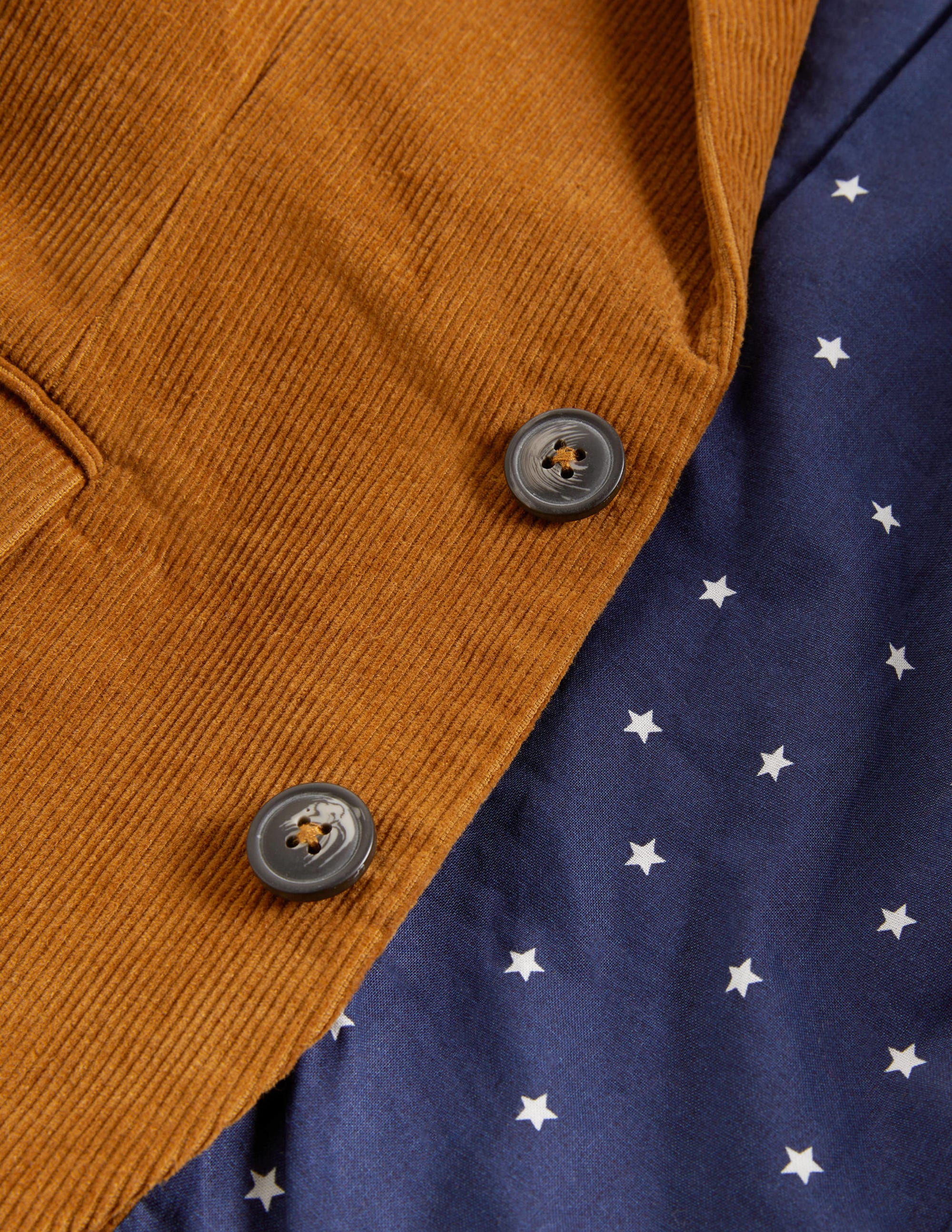 Brown Cord Party Blazer-Butterscotch Brown Cord - Image 3