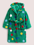 Robe de chambre fantaisie-Pois de Noël clairière ombragée