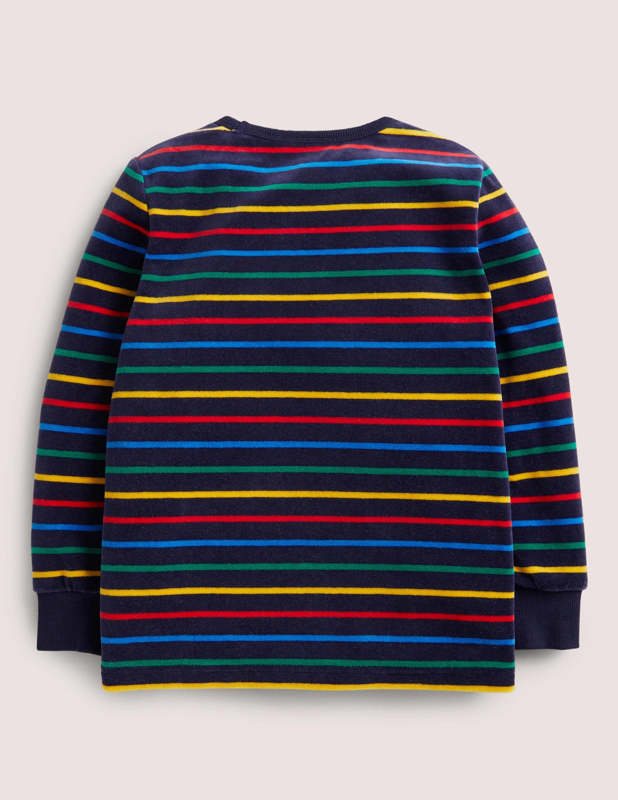 Velour T-shirt-Starboard Rainbow Stripe - Image 2
