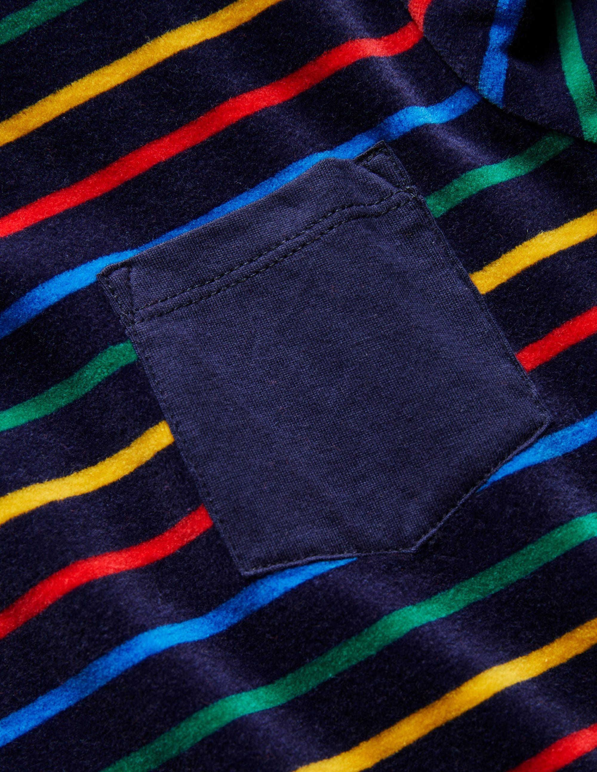 Velour T-shirt-Starboard Rainbow Stripe - Image 3