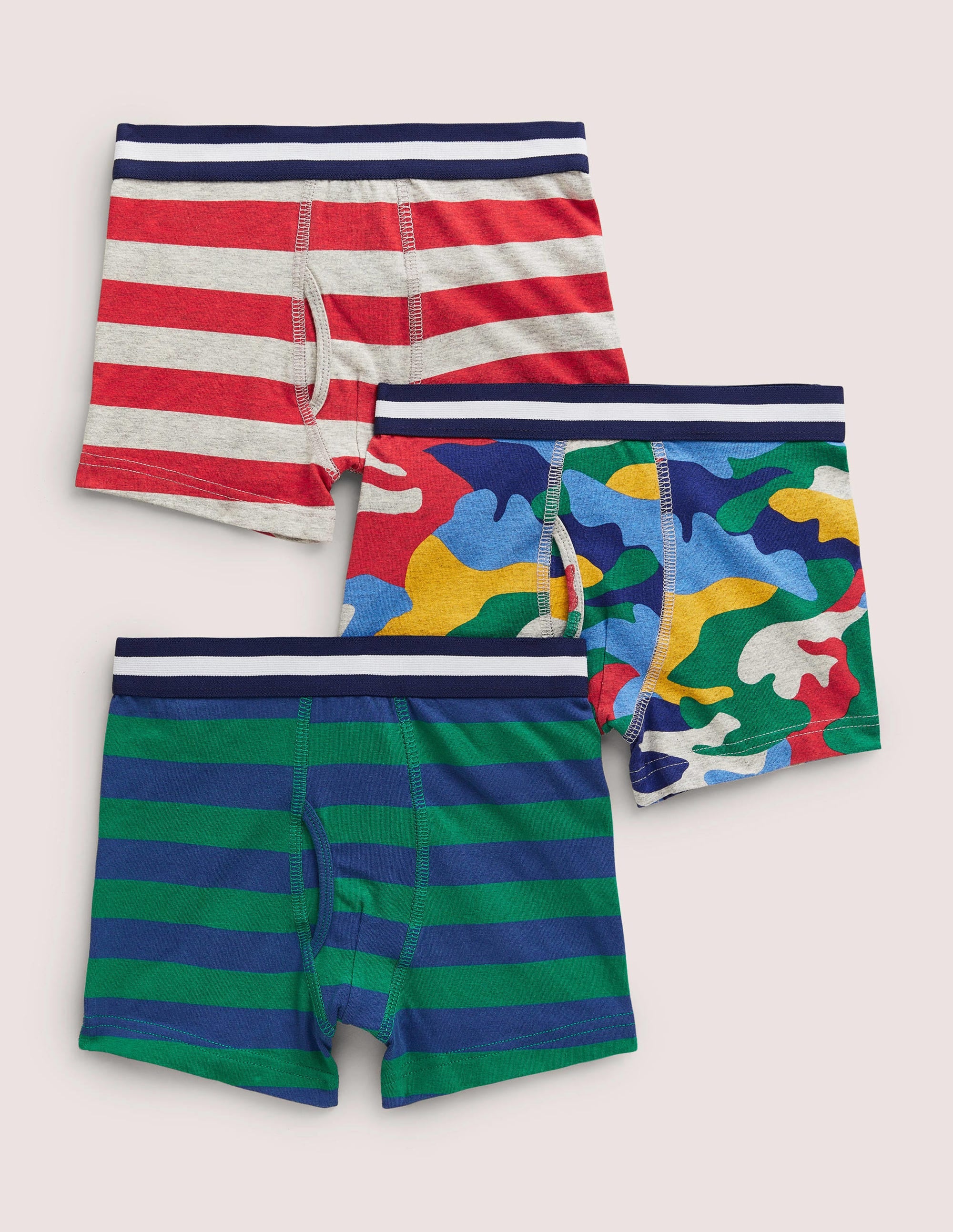 Jersey-Boxershorts im 3er-Pack-Buntes Camouflagemuster - Image 1