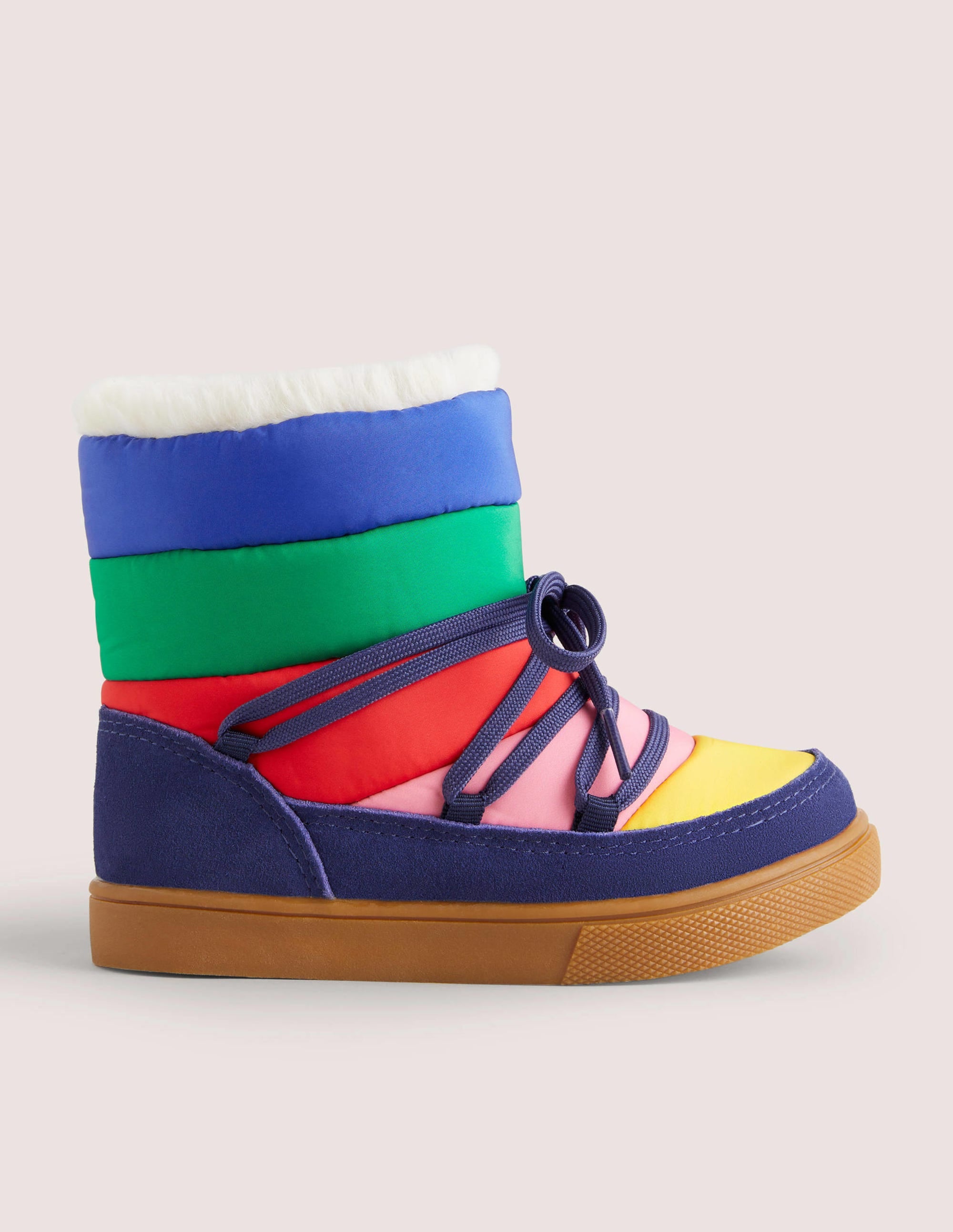Gesteppte Stiefeletten aus Nylon-Bunt - Image 1