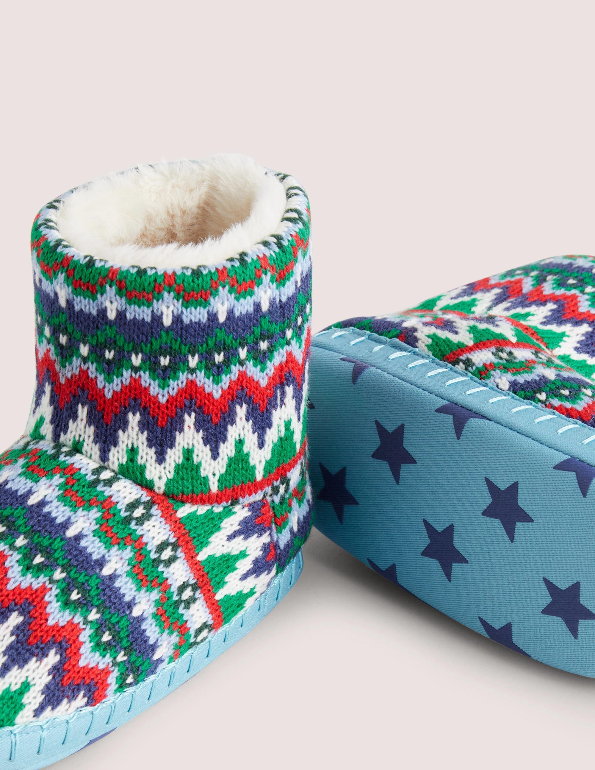 Chaussons bottillons-Motif jacquard - Image 3
