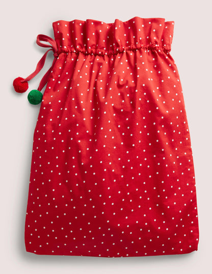 Red Snowman Christmas Sack-Rot, Schneemann