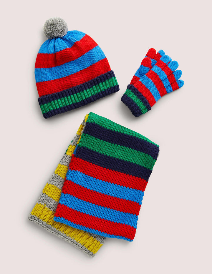 3-teiliges Strickset-Bunt