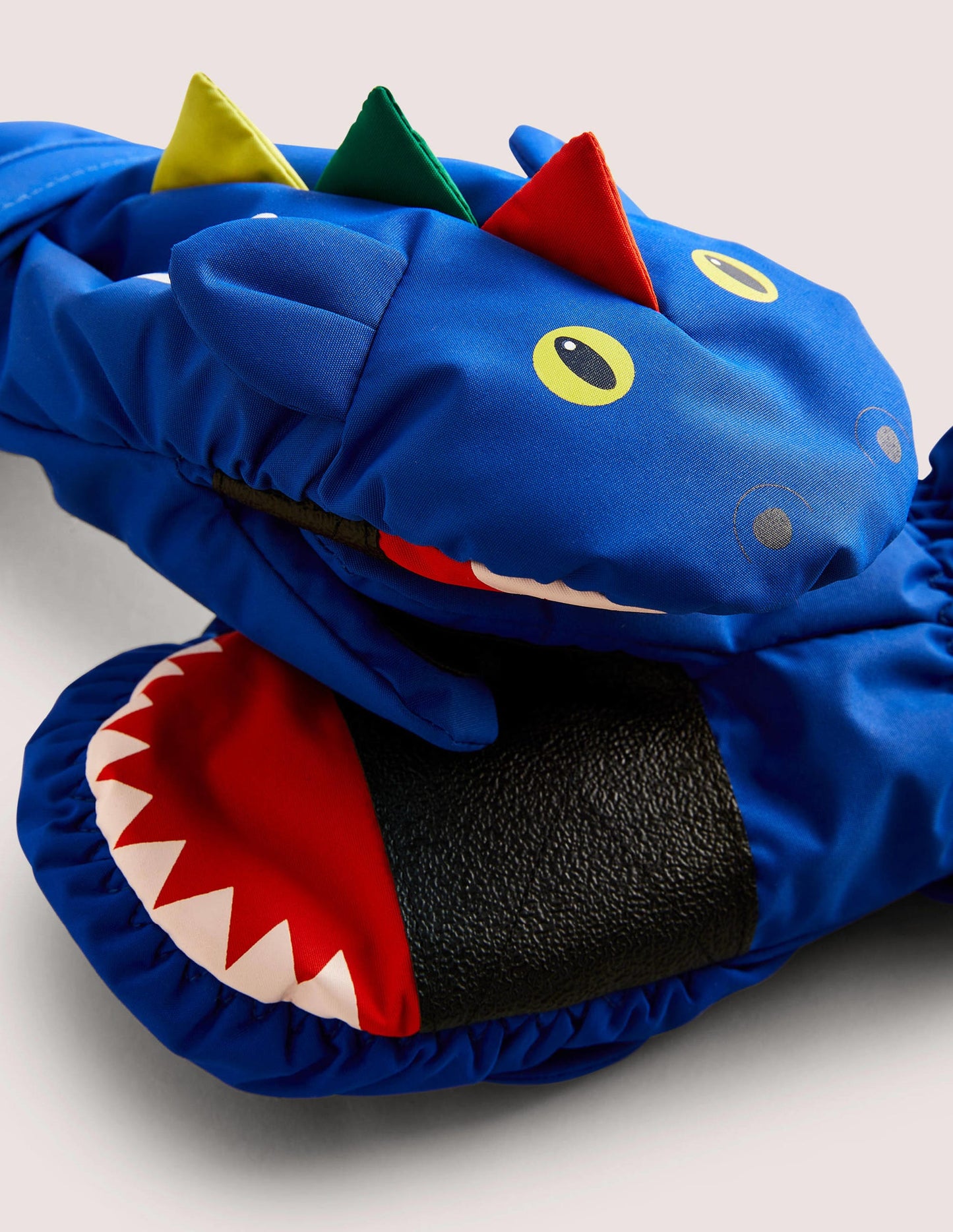 Novelty All Weather Mittens-Brilliant Blue Dino