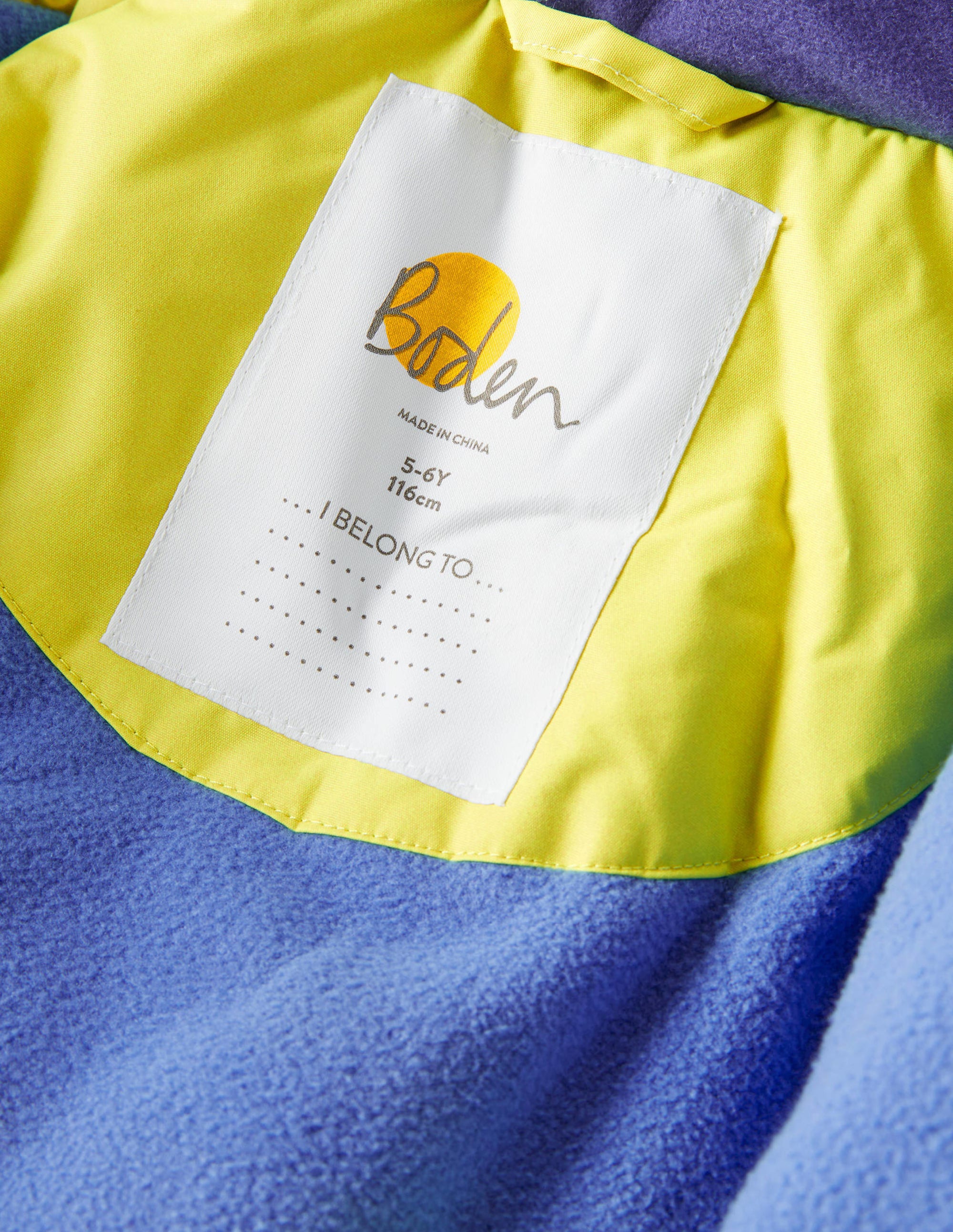 Veste imperméable pour tous les temps-Jaune tournesol - Image 4