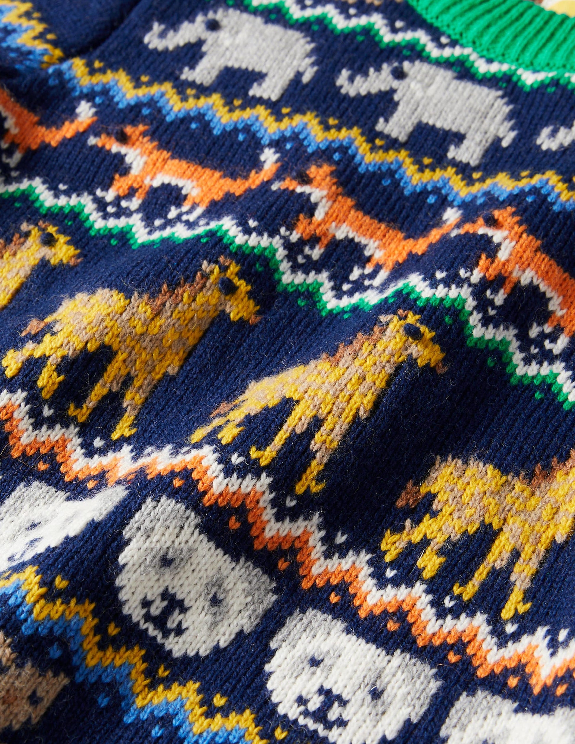 Fair-Isle-Pullover-Schuluniform-Navy, Tier-Fair-Isle-Muster-3