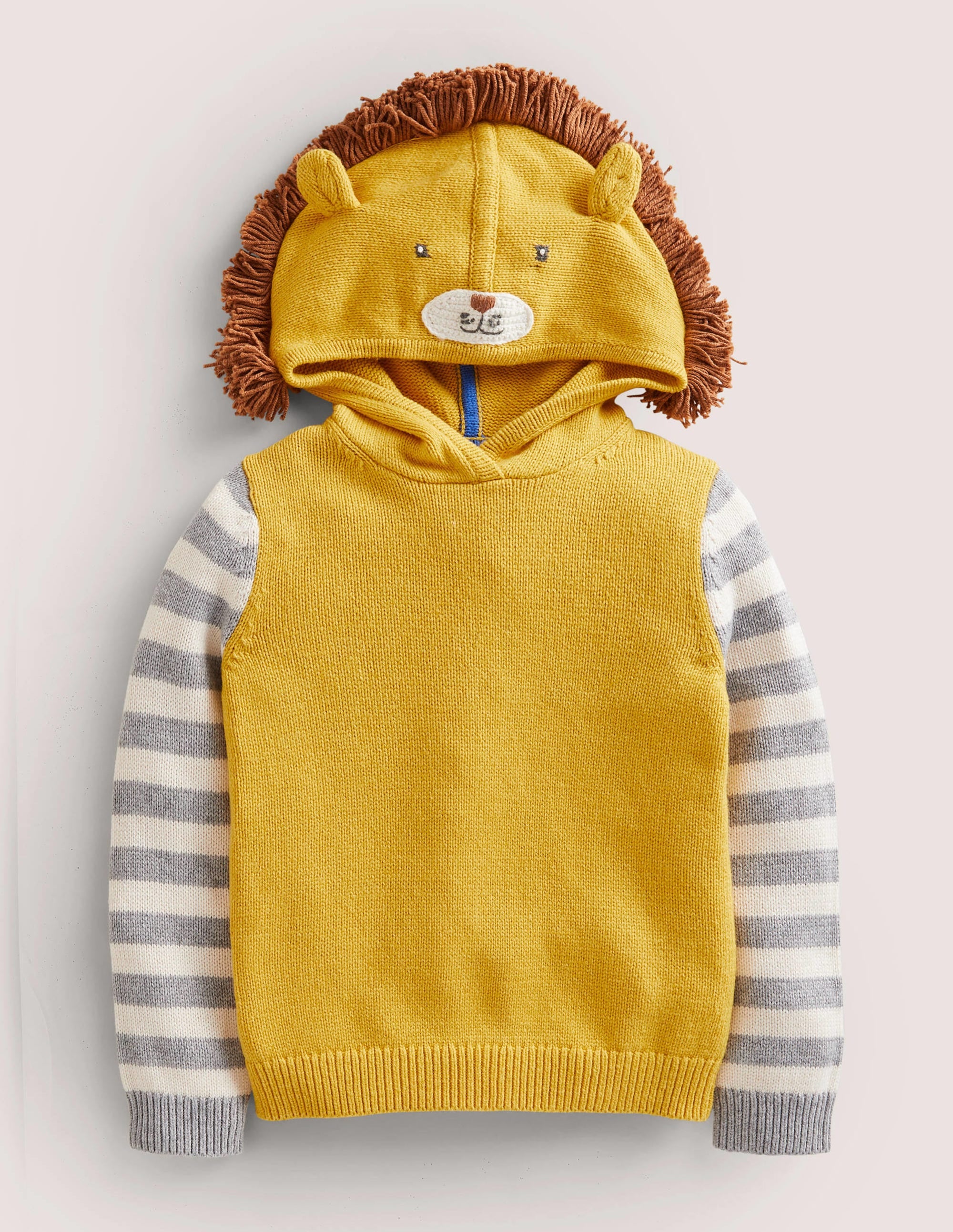 Origineller Löwen-Hoodie-Honiggelb, Löwe - Image 1
