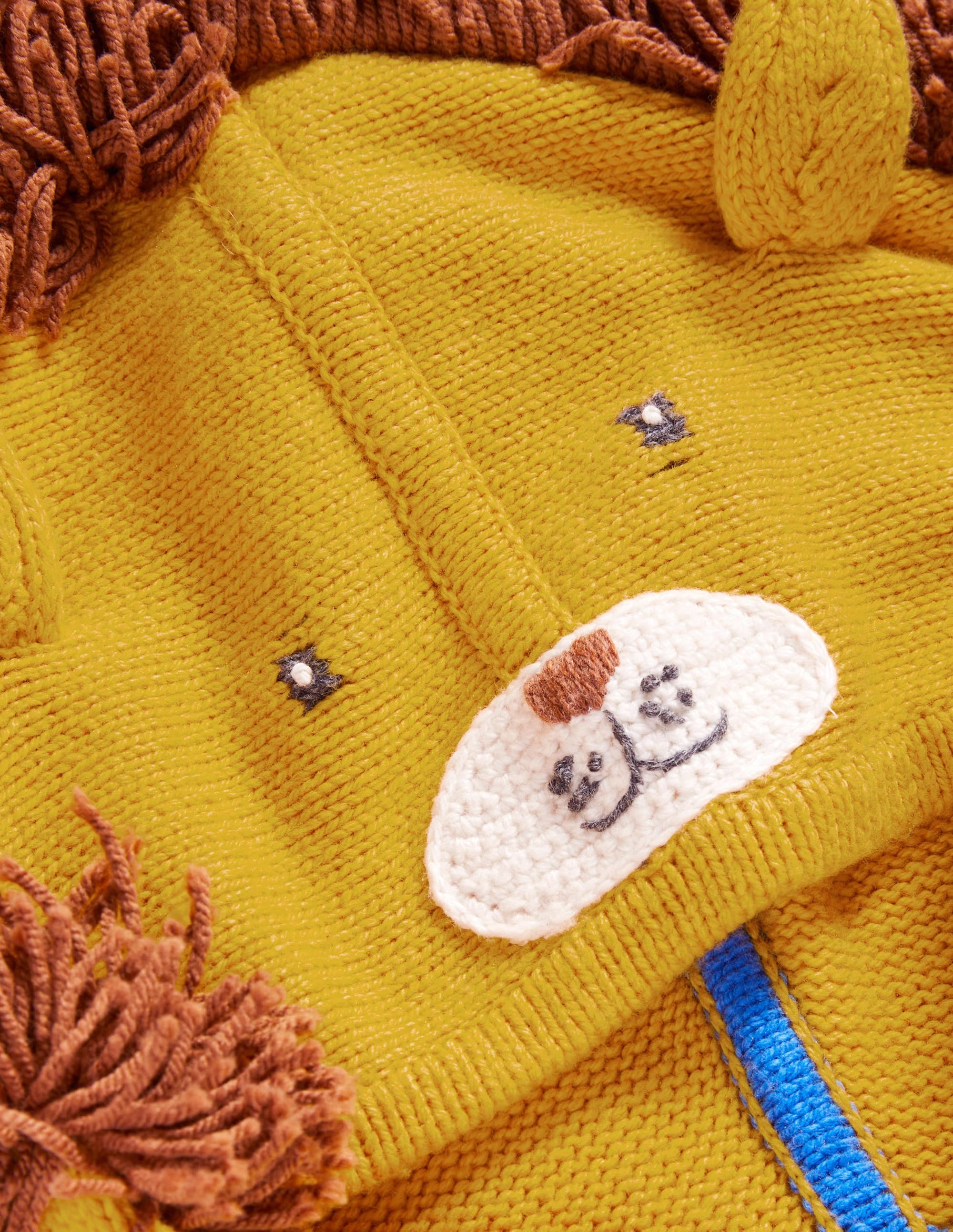 Origineller Löwen-Hoodie-Honiggelb, Löwe - Image 3