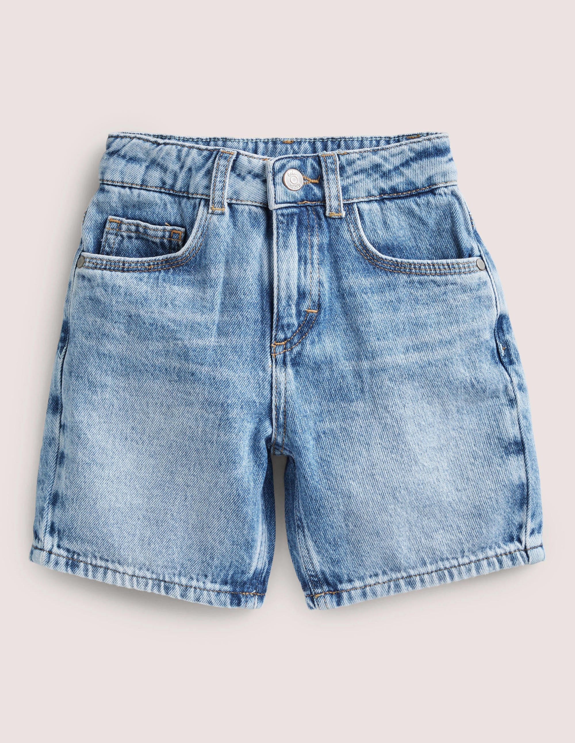 Relaxed Denim Shorts-Mid Vintage - Image 1